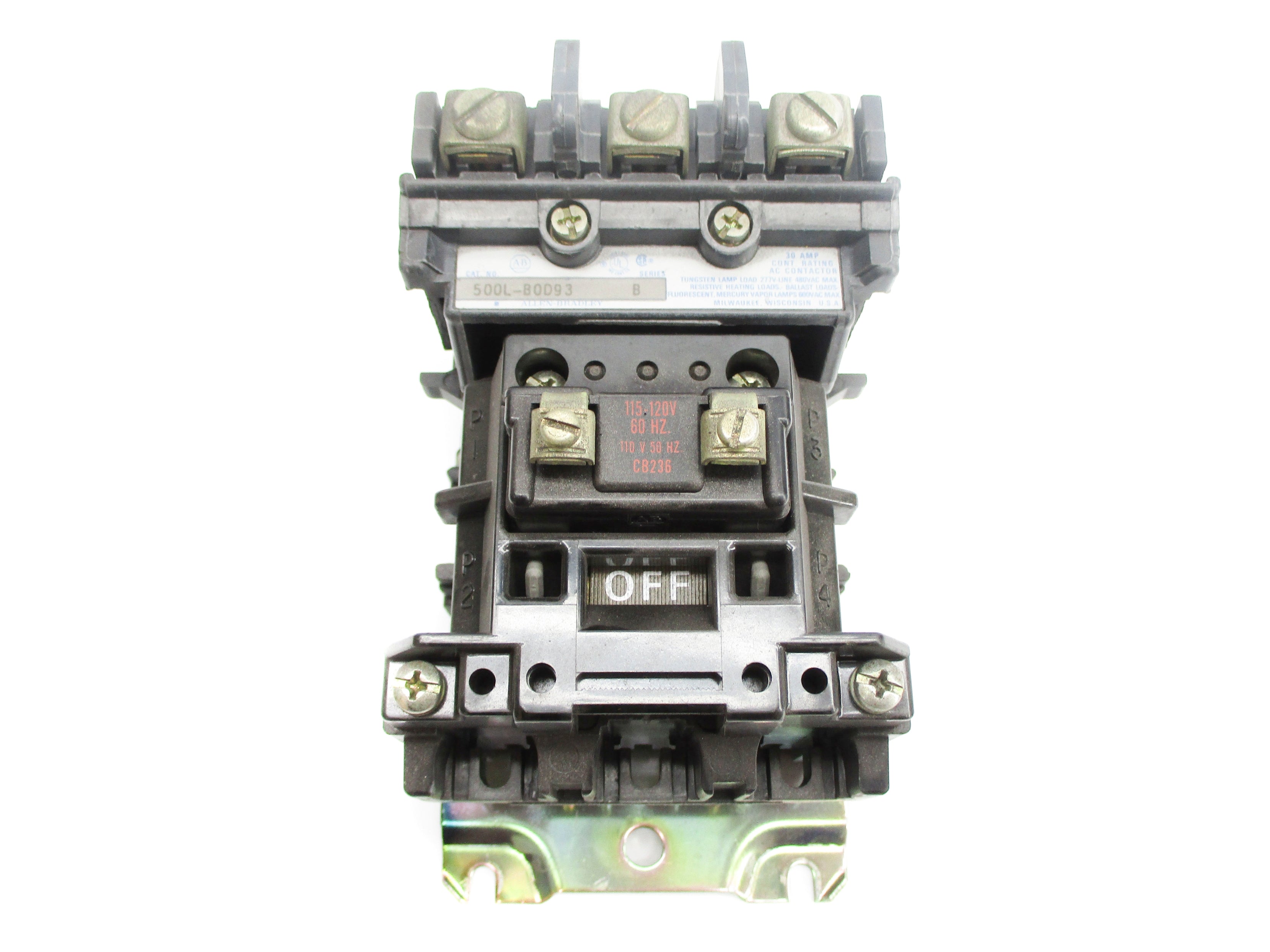 ALLEN BRADLEY 500L-BOD93 SER. B 110/115-120V 30A NSNP