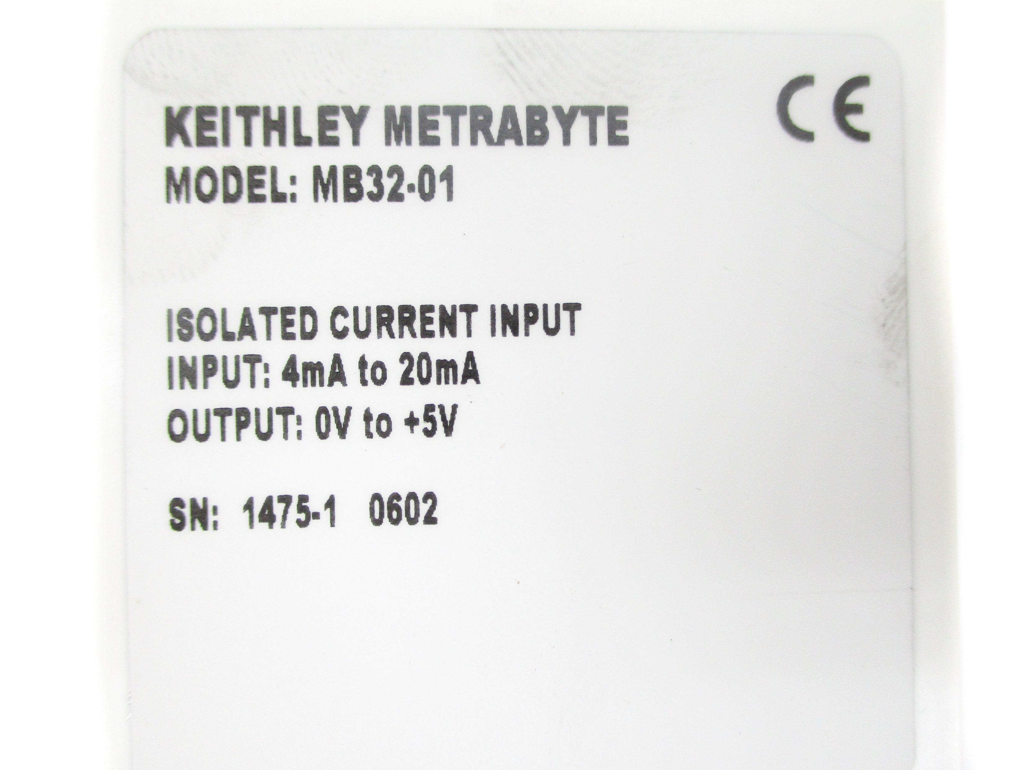 KEITHLEY MB32-01 NSNP