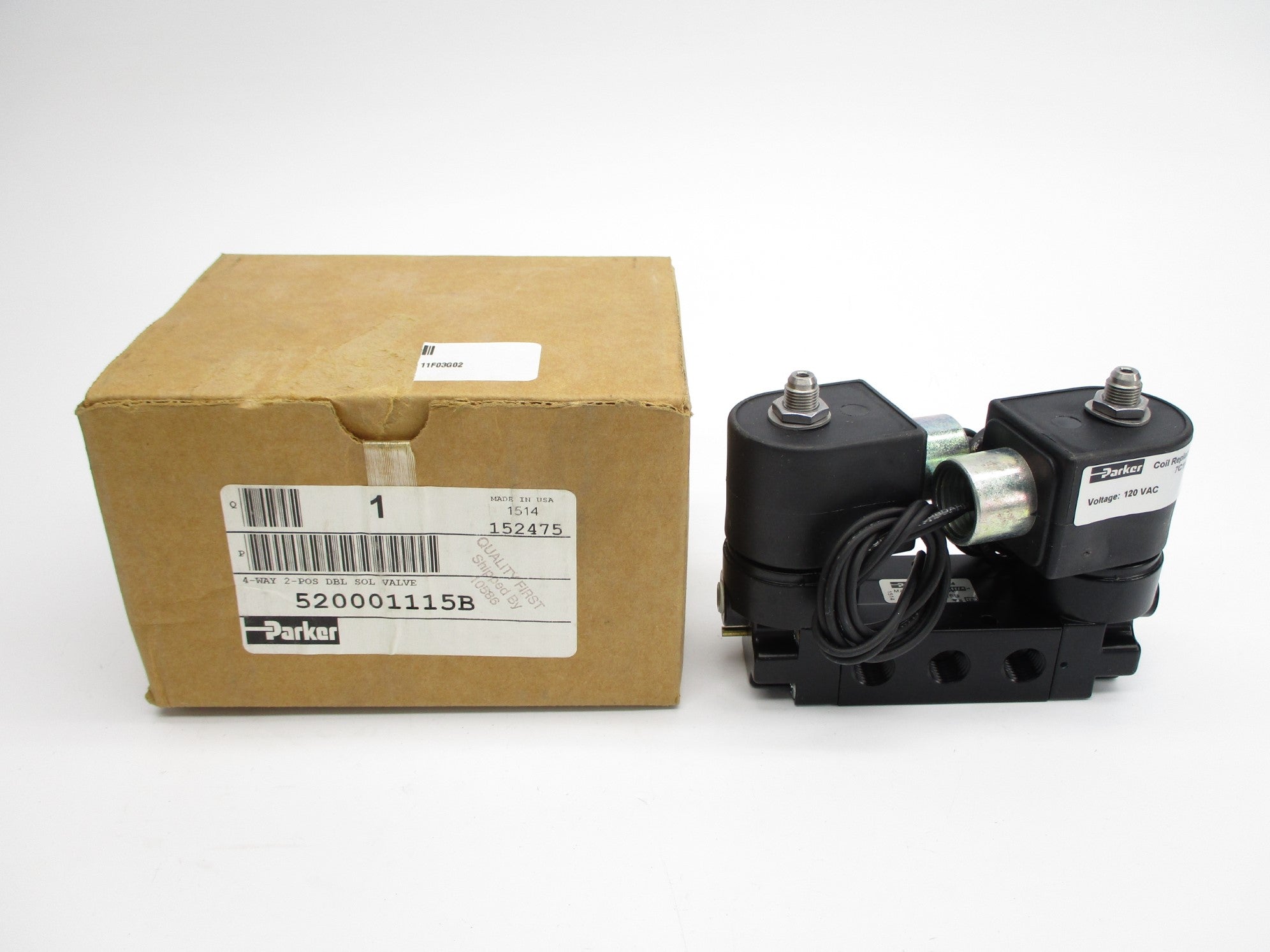 PARKER 520001115B 120VAC 150PSI NSMP