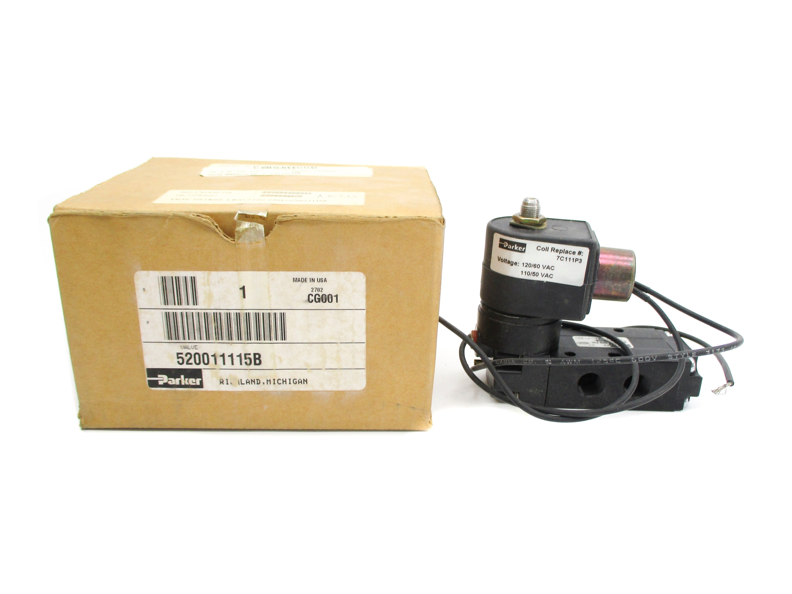 PARKER 520011115B 110/120VAC 150PSI NSMP