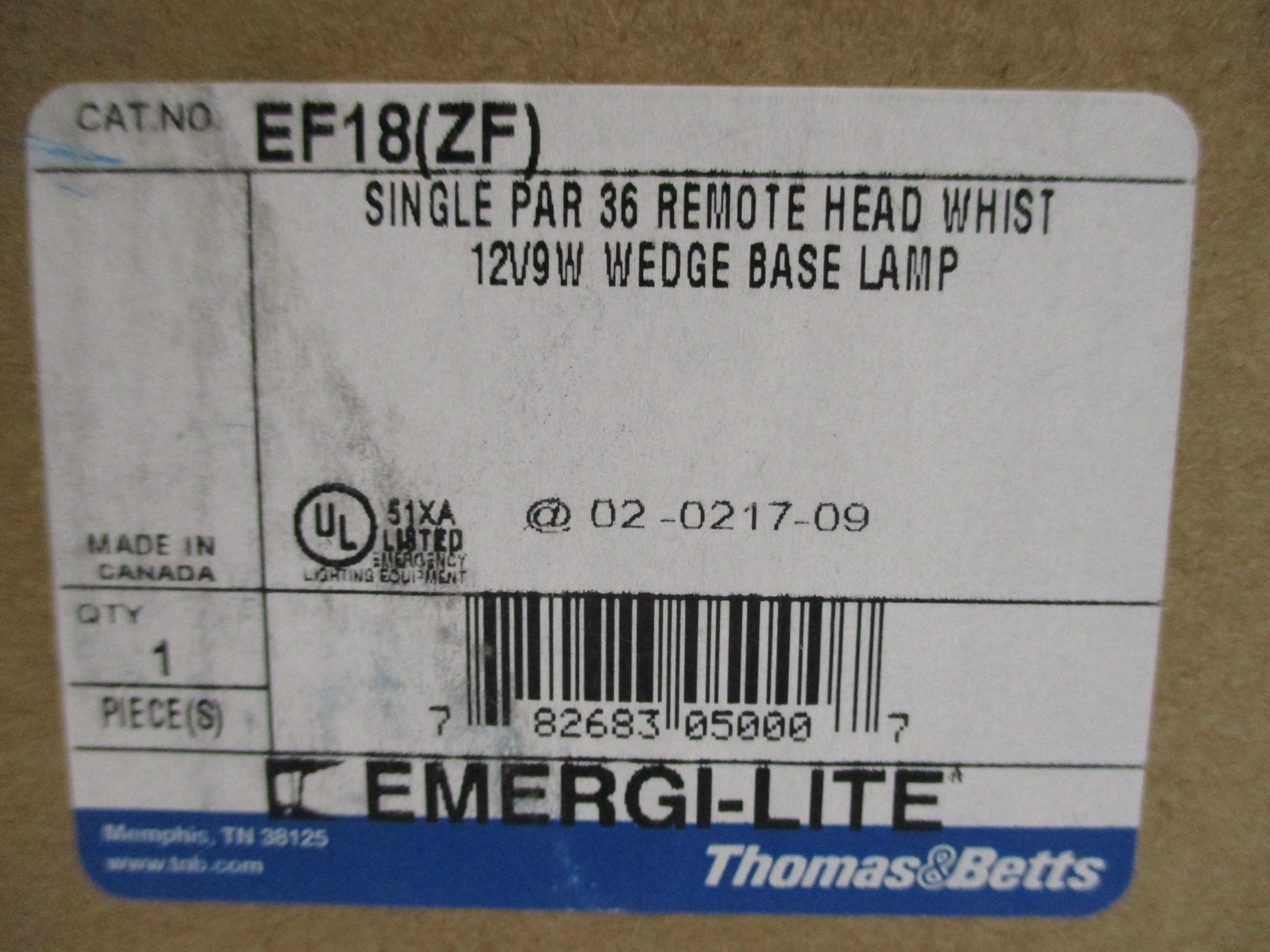 THOMAS & BETTS EF18(ZF) NSMP