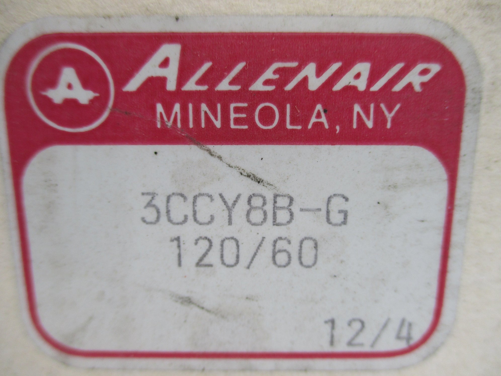ALLENAIR 3CCY8B-G 120V 75PSI NSMP