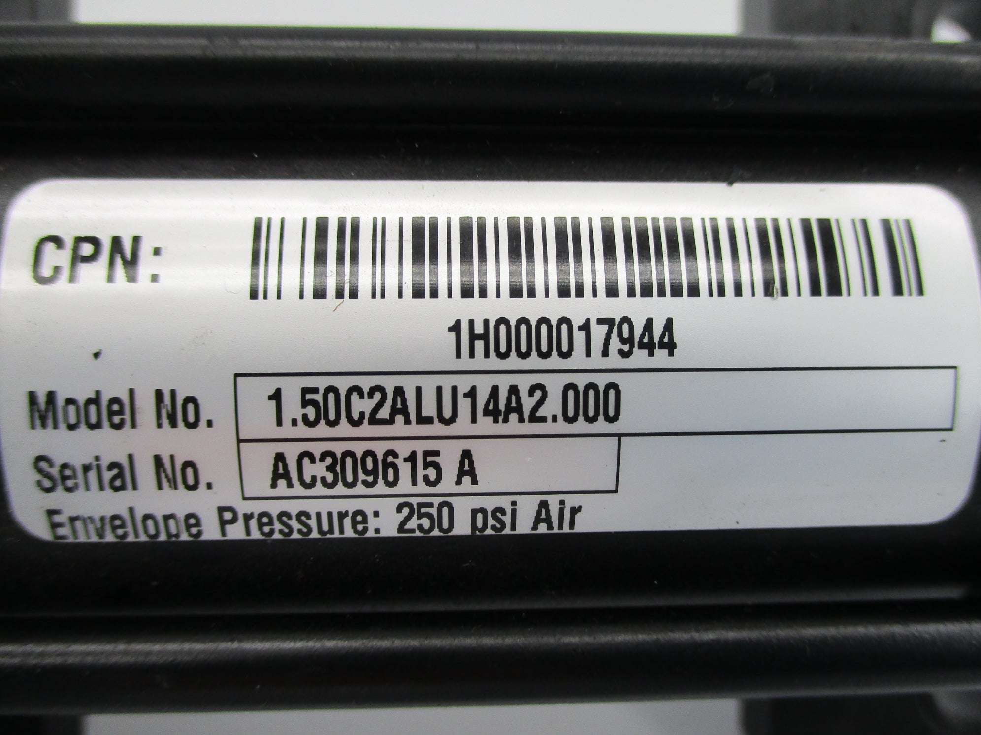 PARKER 1.50C2ALU14A2.000 250PSI NSNP