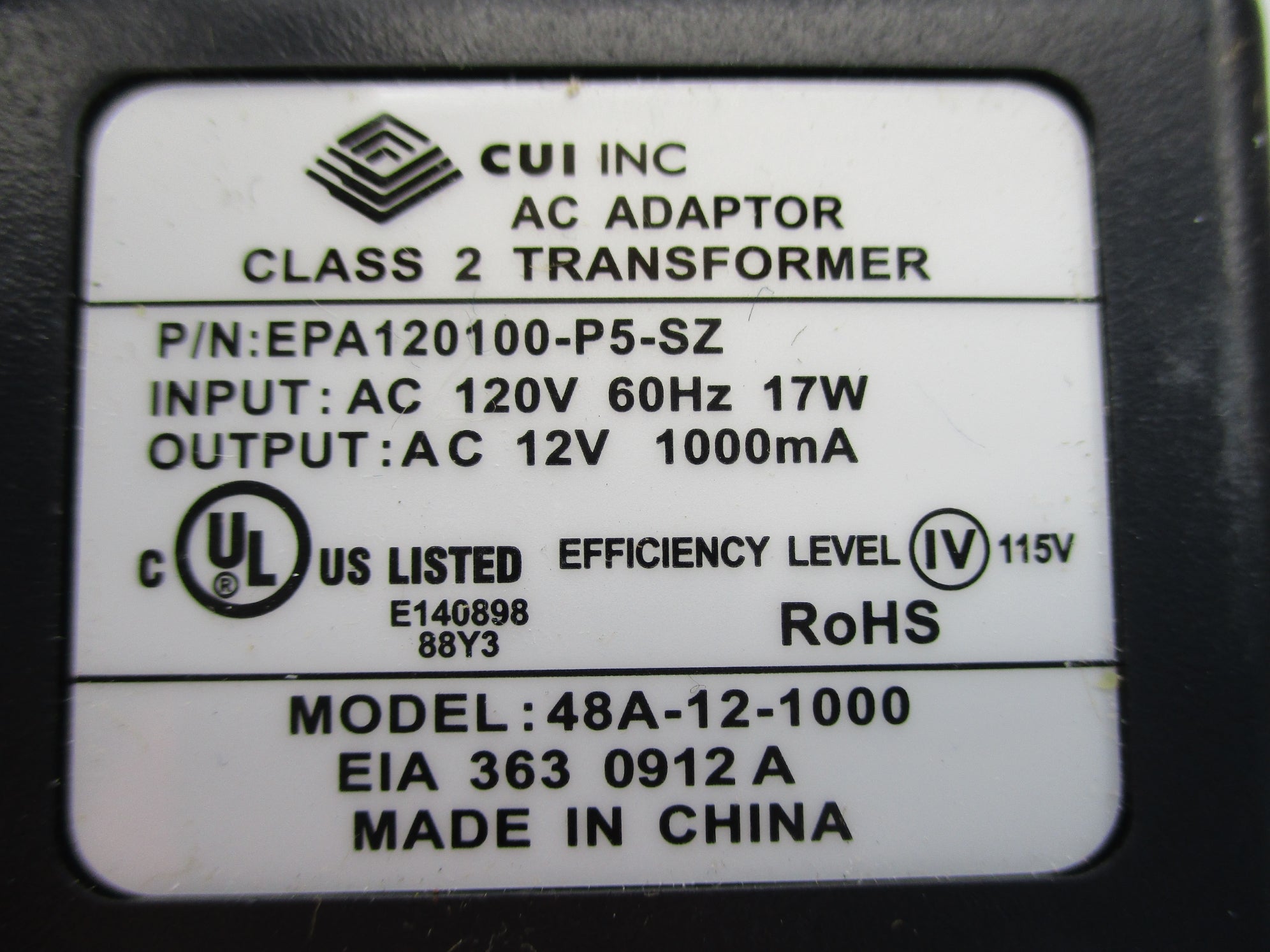 CUI 48A-12-1000 NSNP