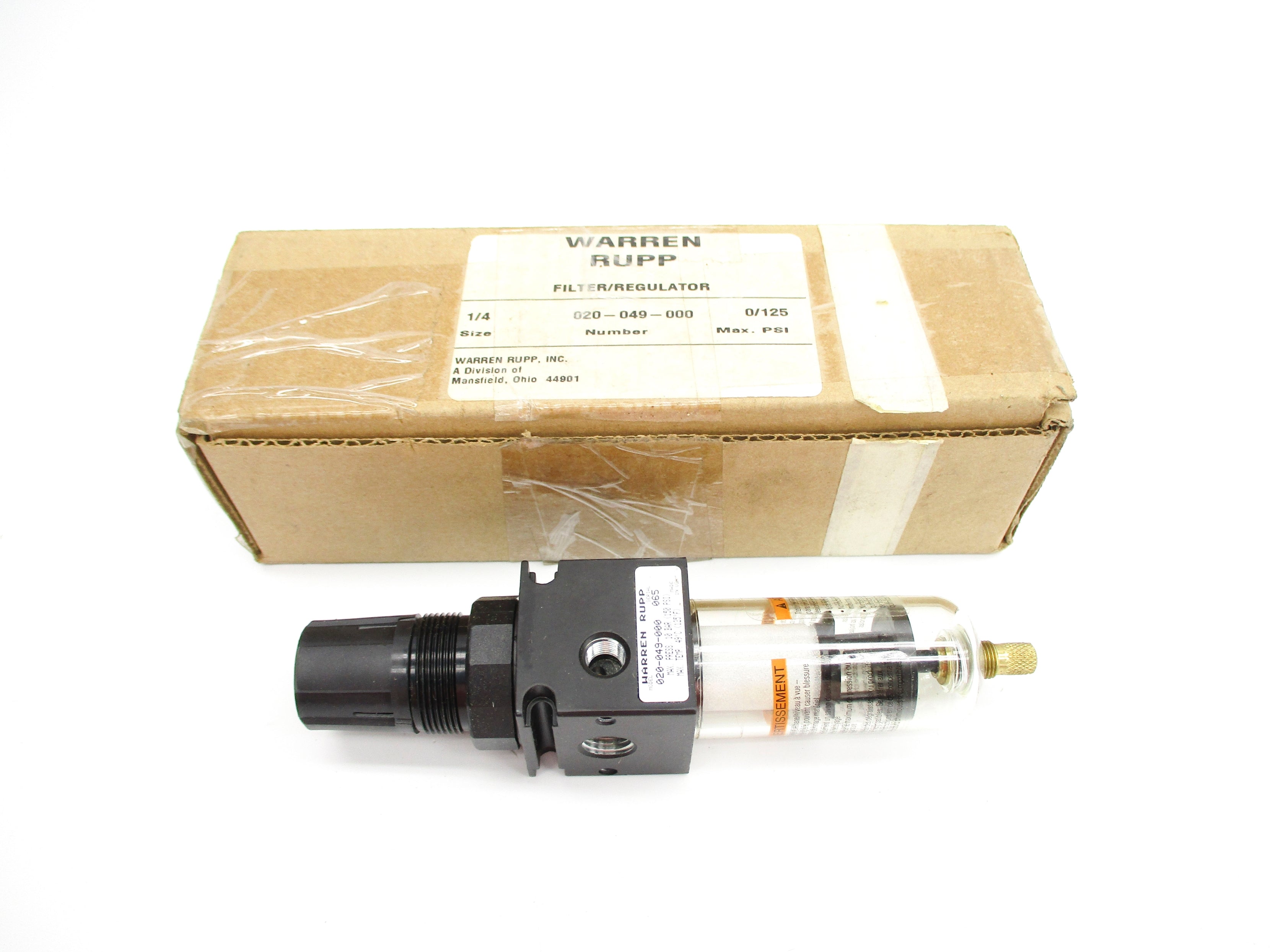 WARREN RUPP 020-049-000 0-125PSI NSMP