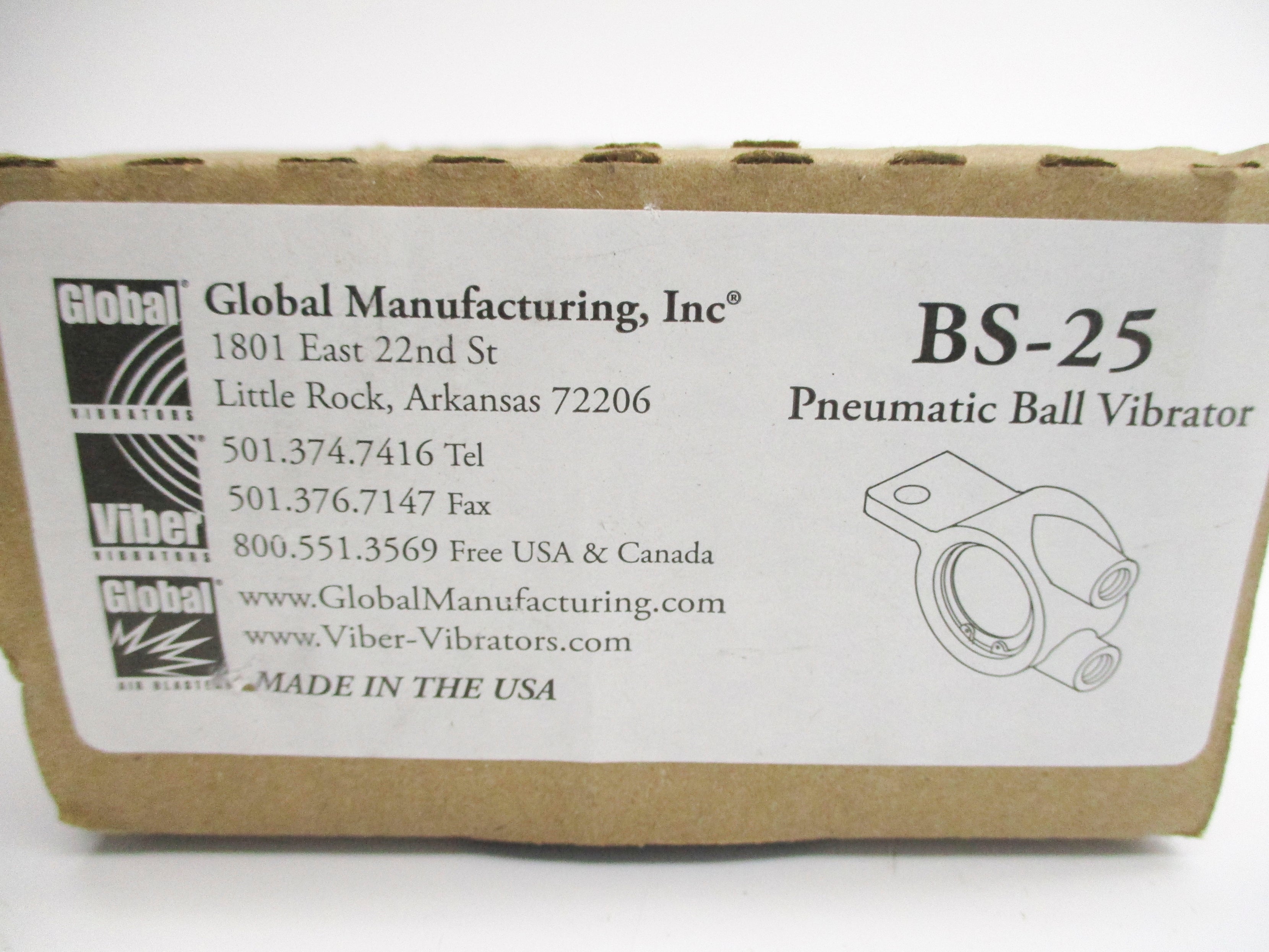GLOBAL MANUFACTURING BS-25 NSMP