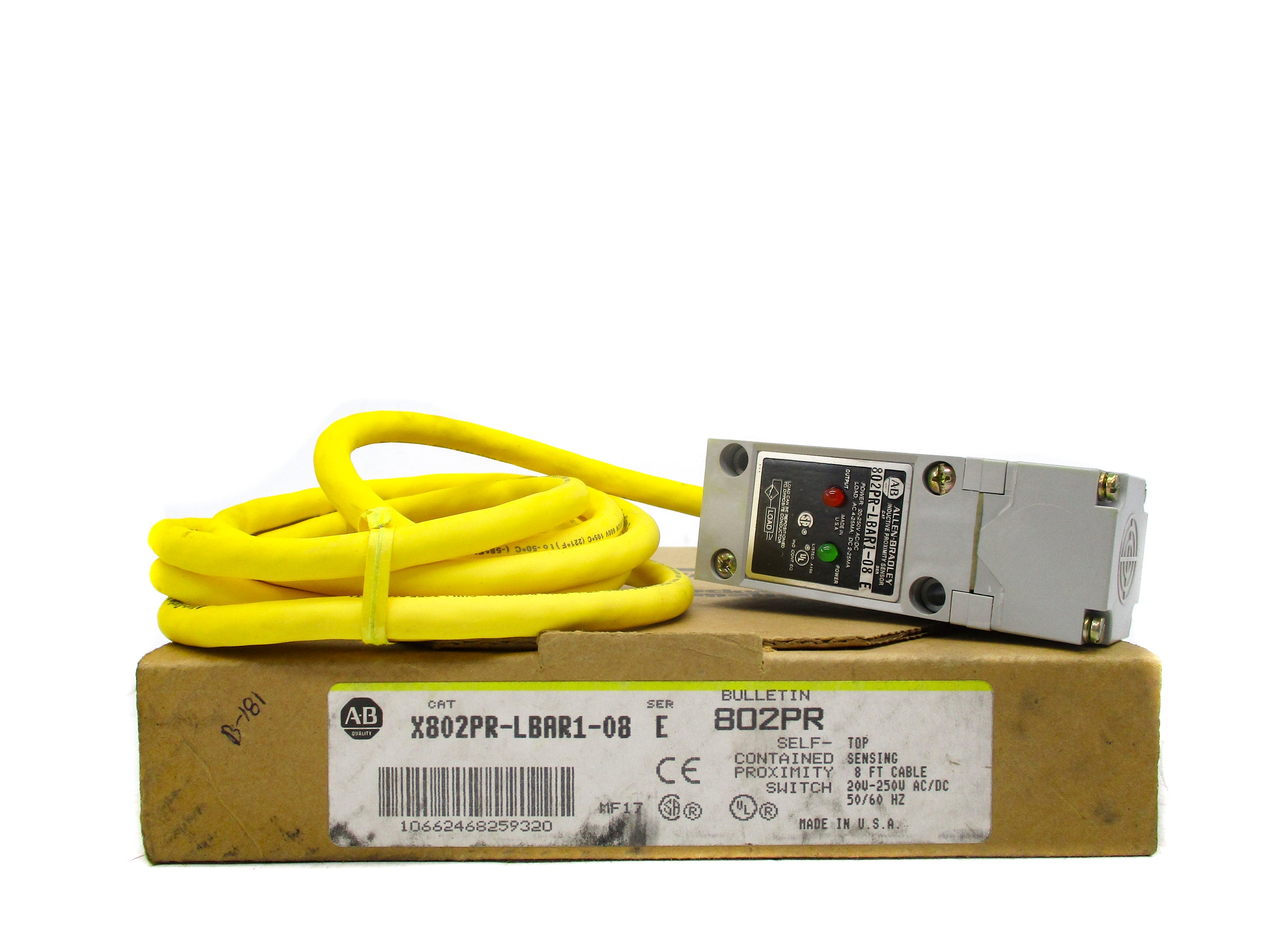 INDUSTRIAL SPARE PART 802PR-LBAR1-08 SER. E (BR/YL) NSMP