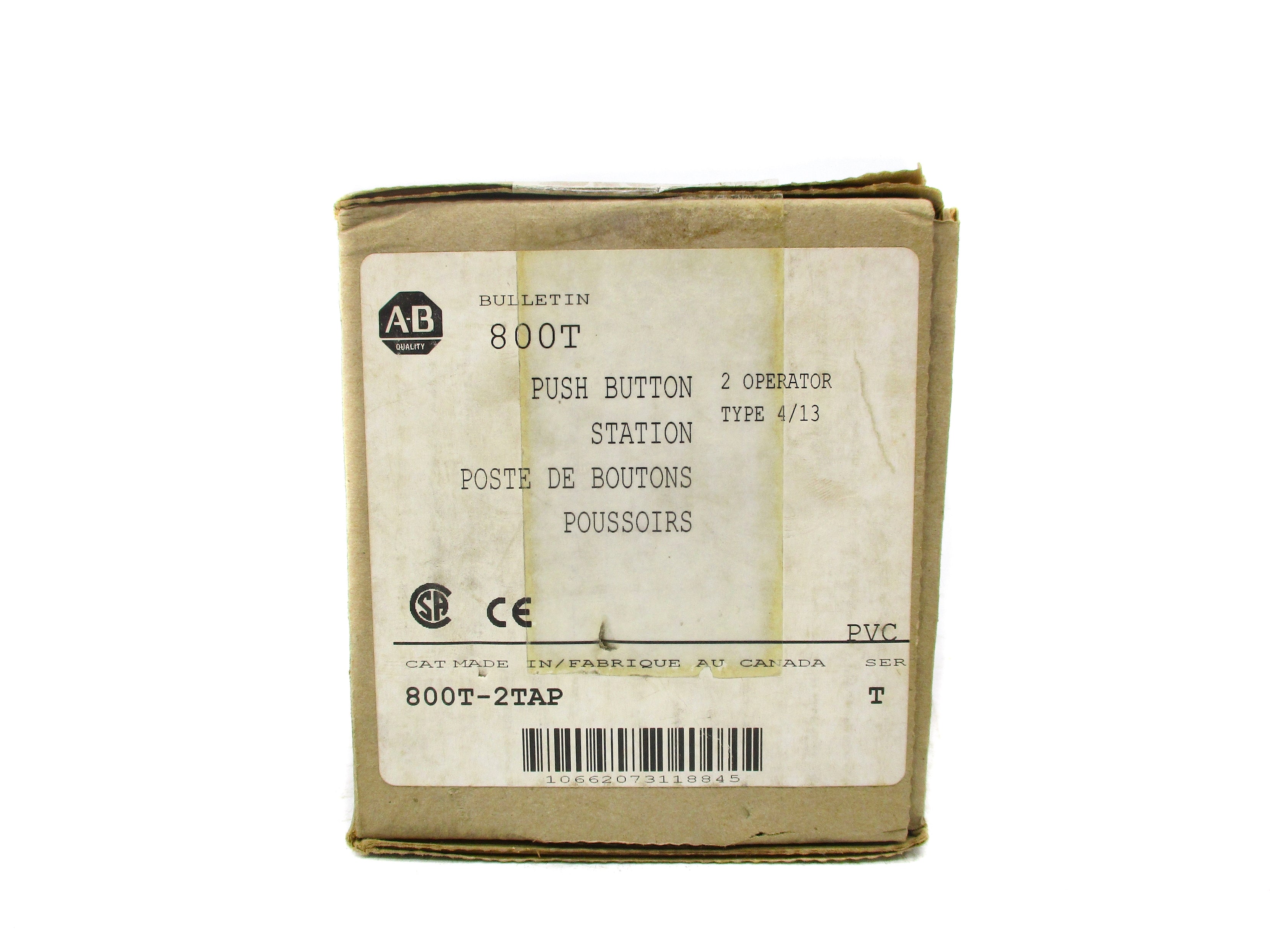 INDUSTRIAL SPARE PART 800T-2TAP SER. T (BR/WH) NSMP
