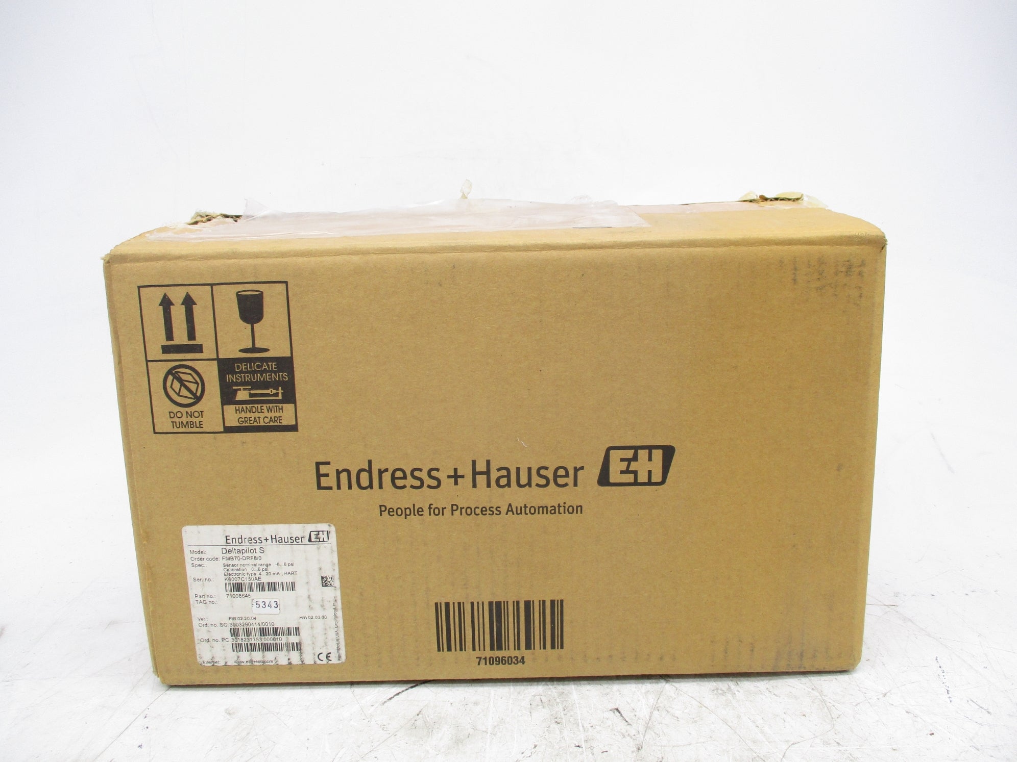 ENDRESS+HAUSER FMB70-DRF8/0 NSMP