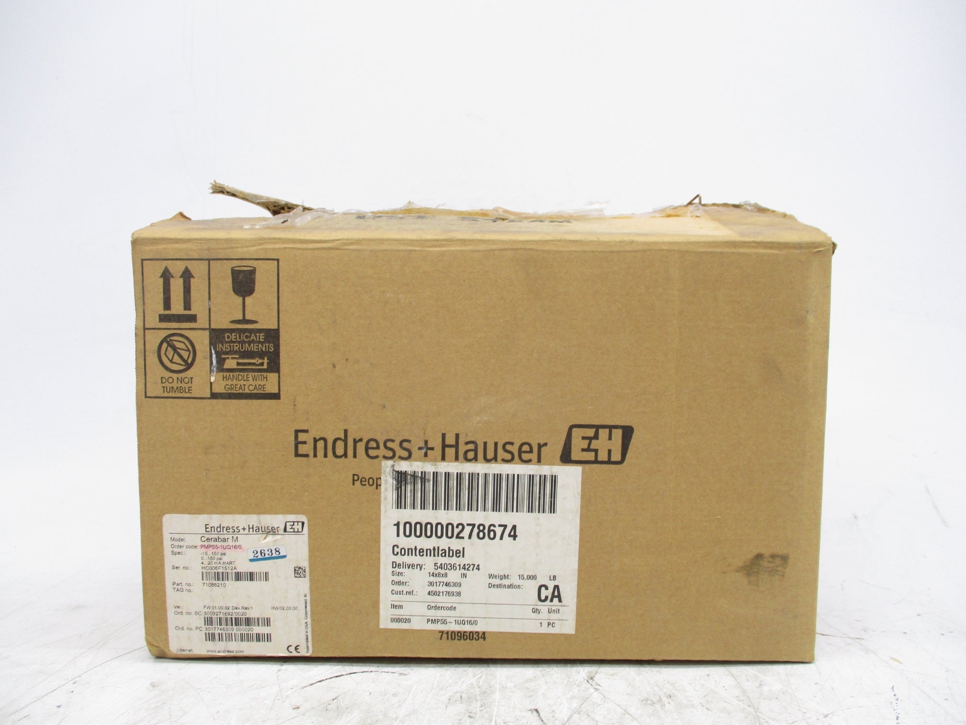 ENDRESS+HAUSER PMP55-1UQ16/0 NSMP