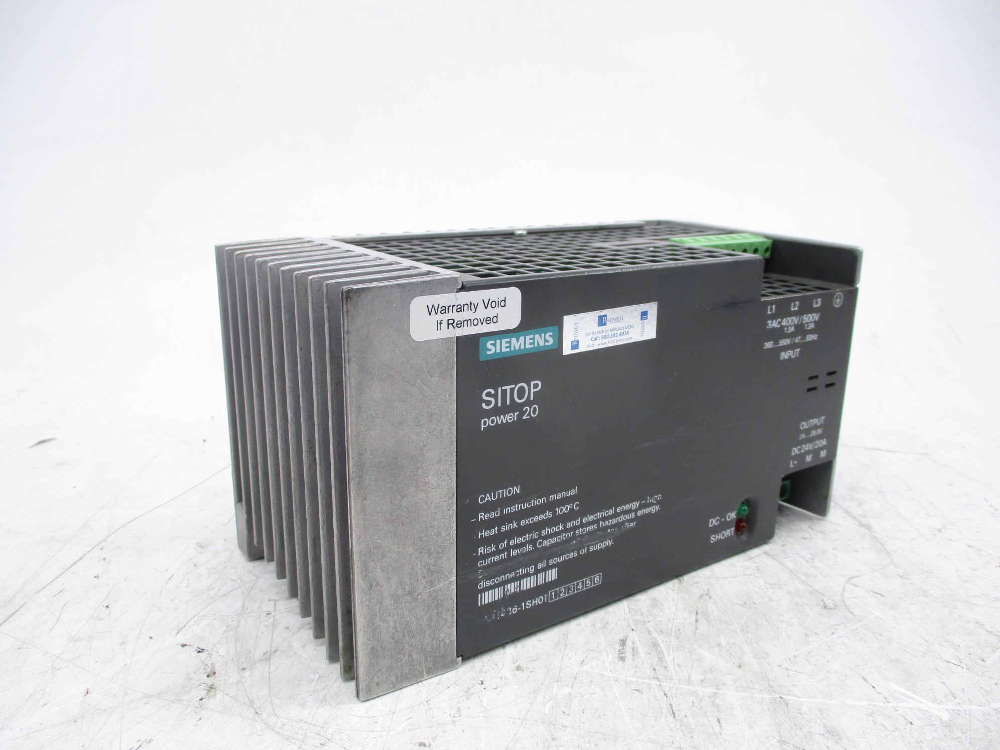 SIEMENS 6EP1436-1SH01 400-500V 1.5-1.2A UNMP