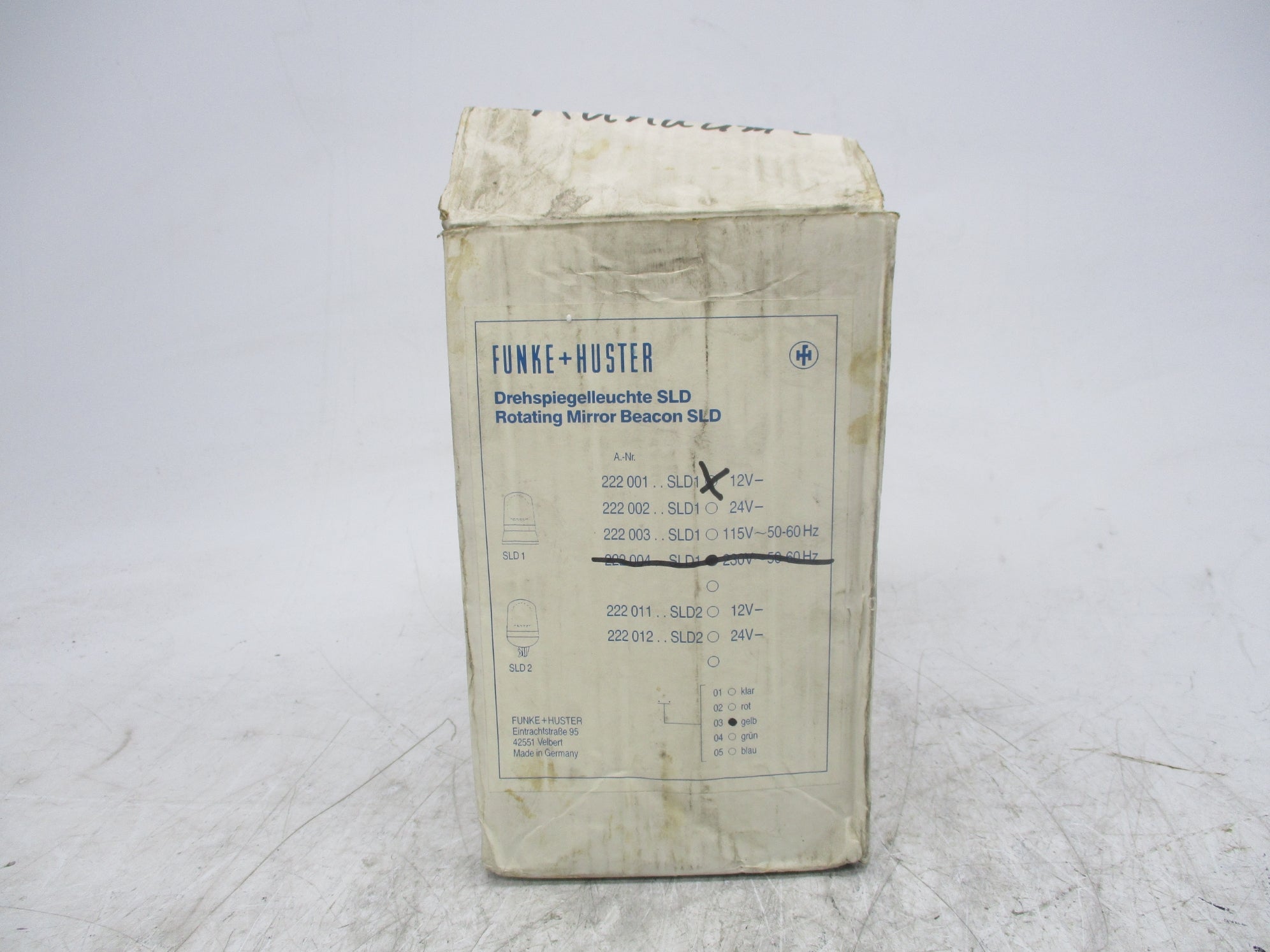 FUNKE+HUSTER SLD1 12V NSMP