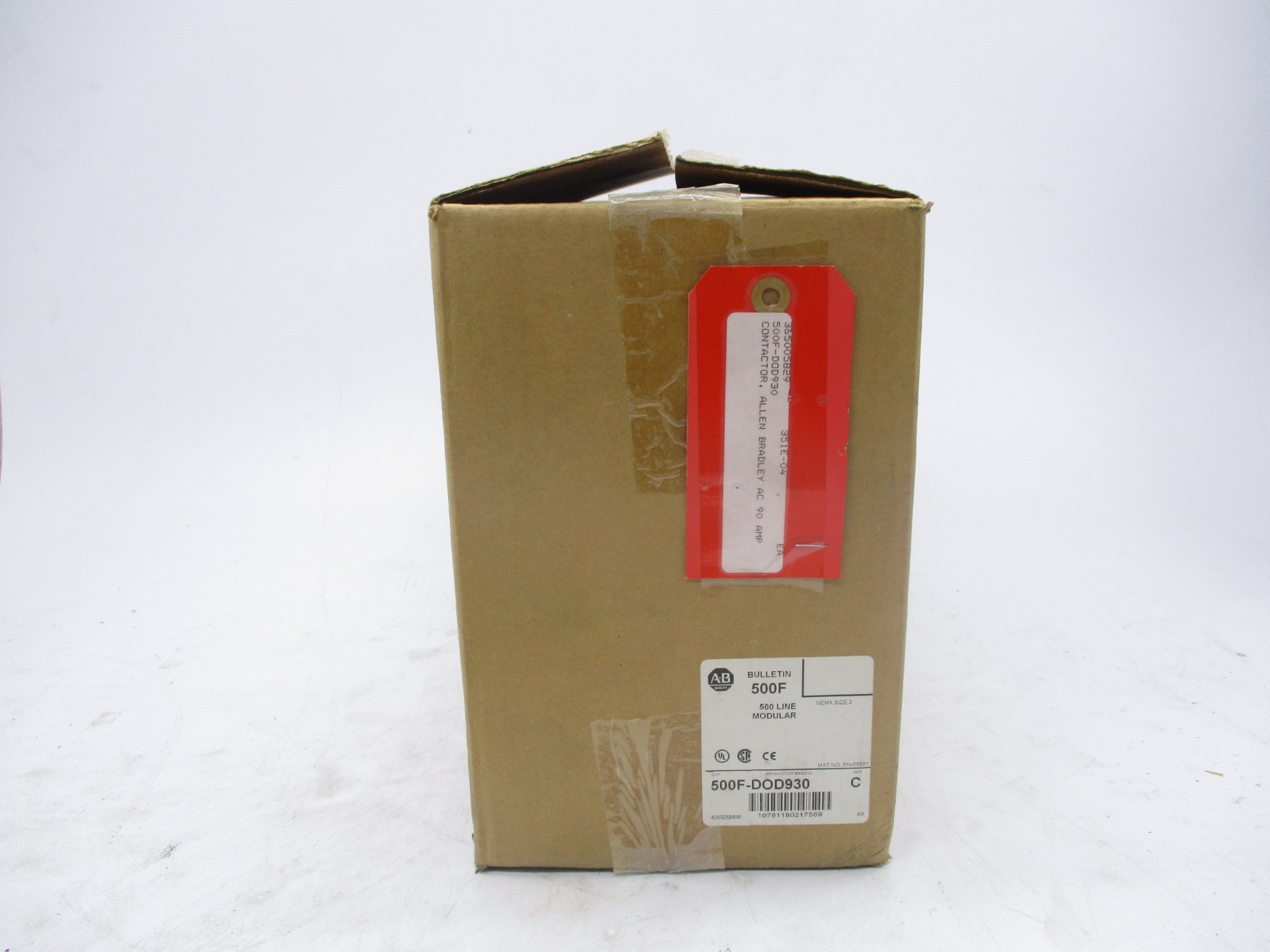 ALLEN BRADLEY 500F-DOD930 SER. C 110/115-120V 90A (BR/WH) NSMP
