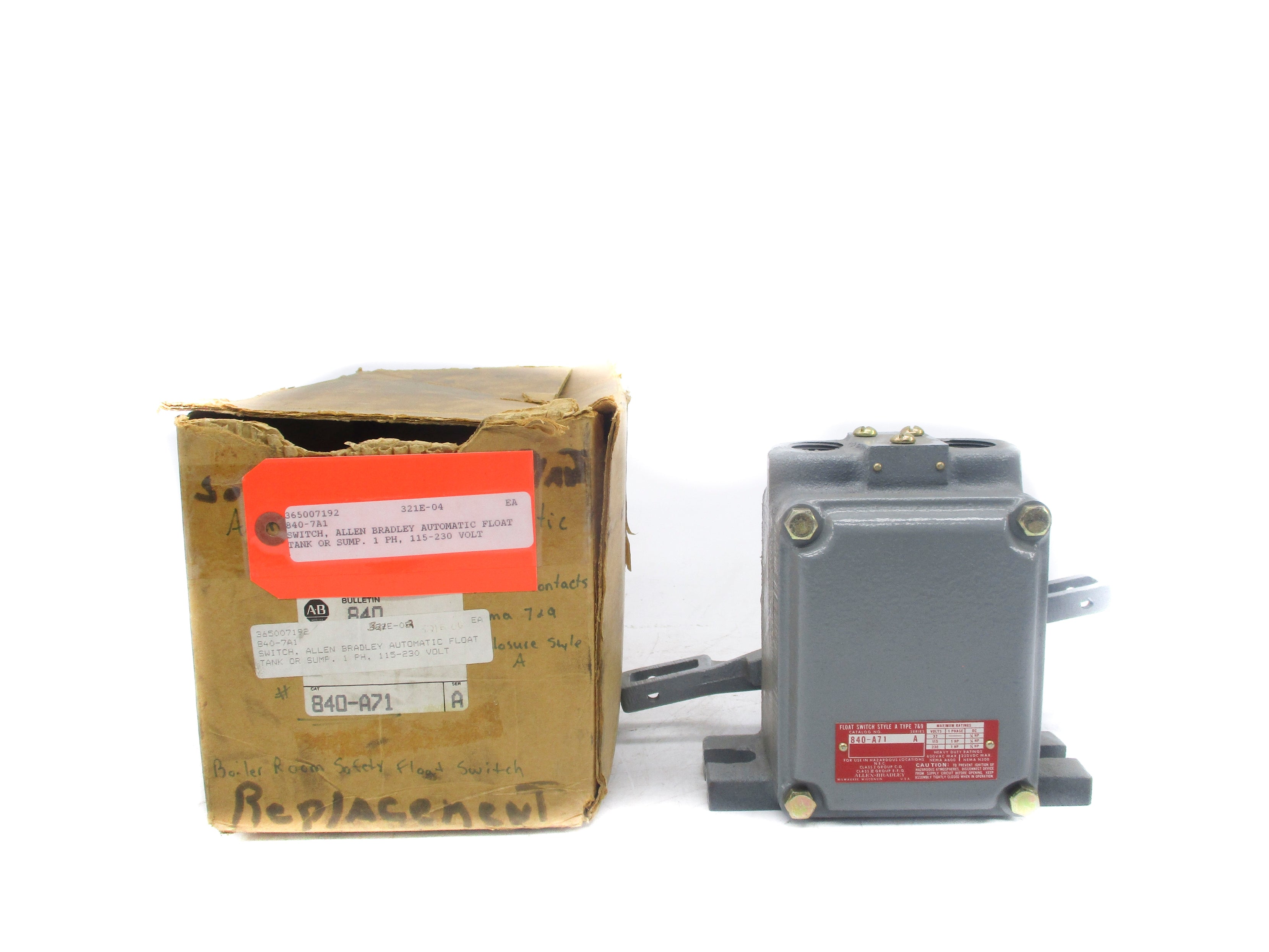 ALLEN BRADLEY 840-A71 SER. A (BR/WH) NSMP