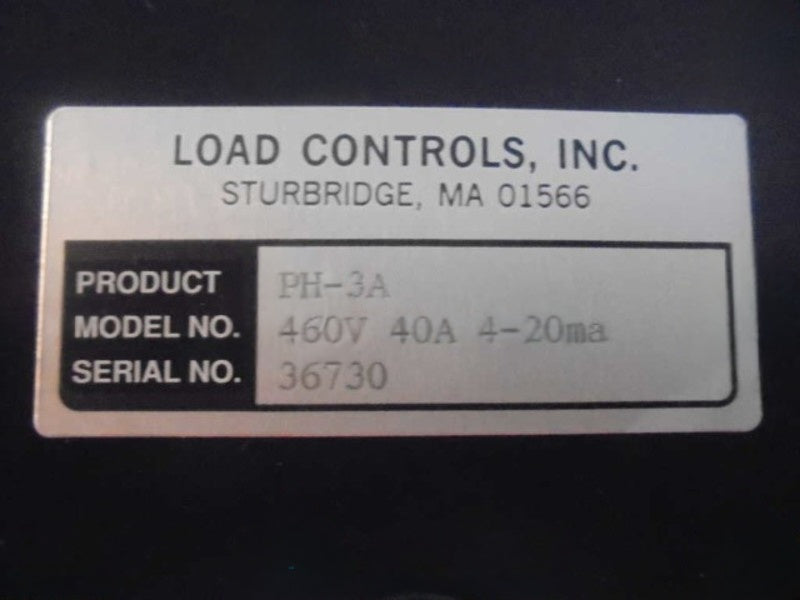 LOAD CONTROLS PH-3A  NSNP