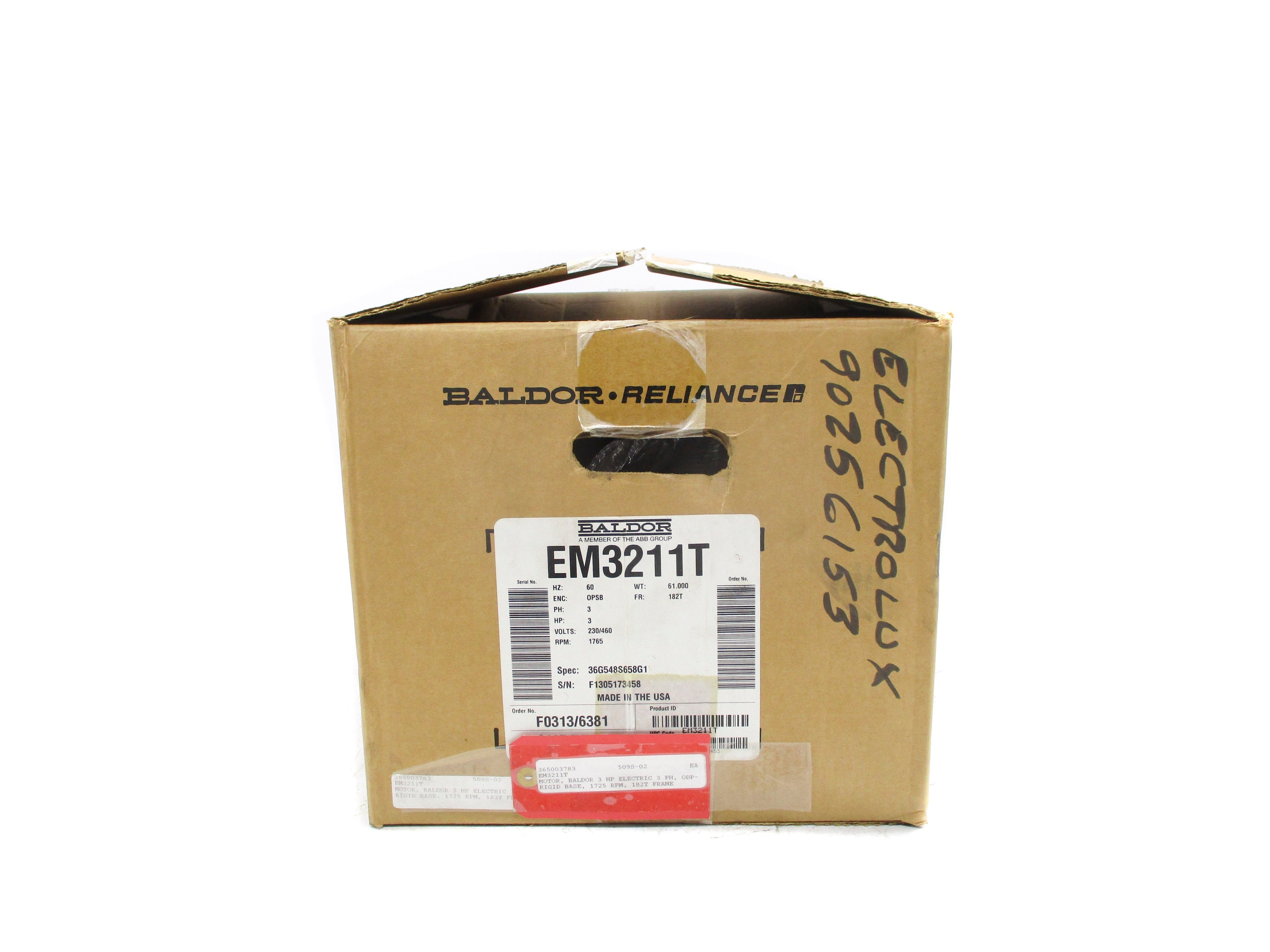 BALDOR EM3211T 36G548S658G1 230/460V 8.4/4.2A NSMP