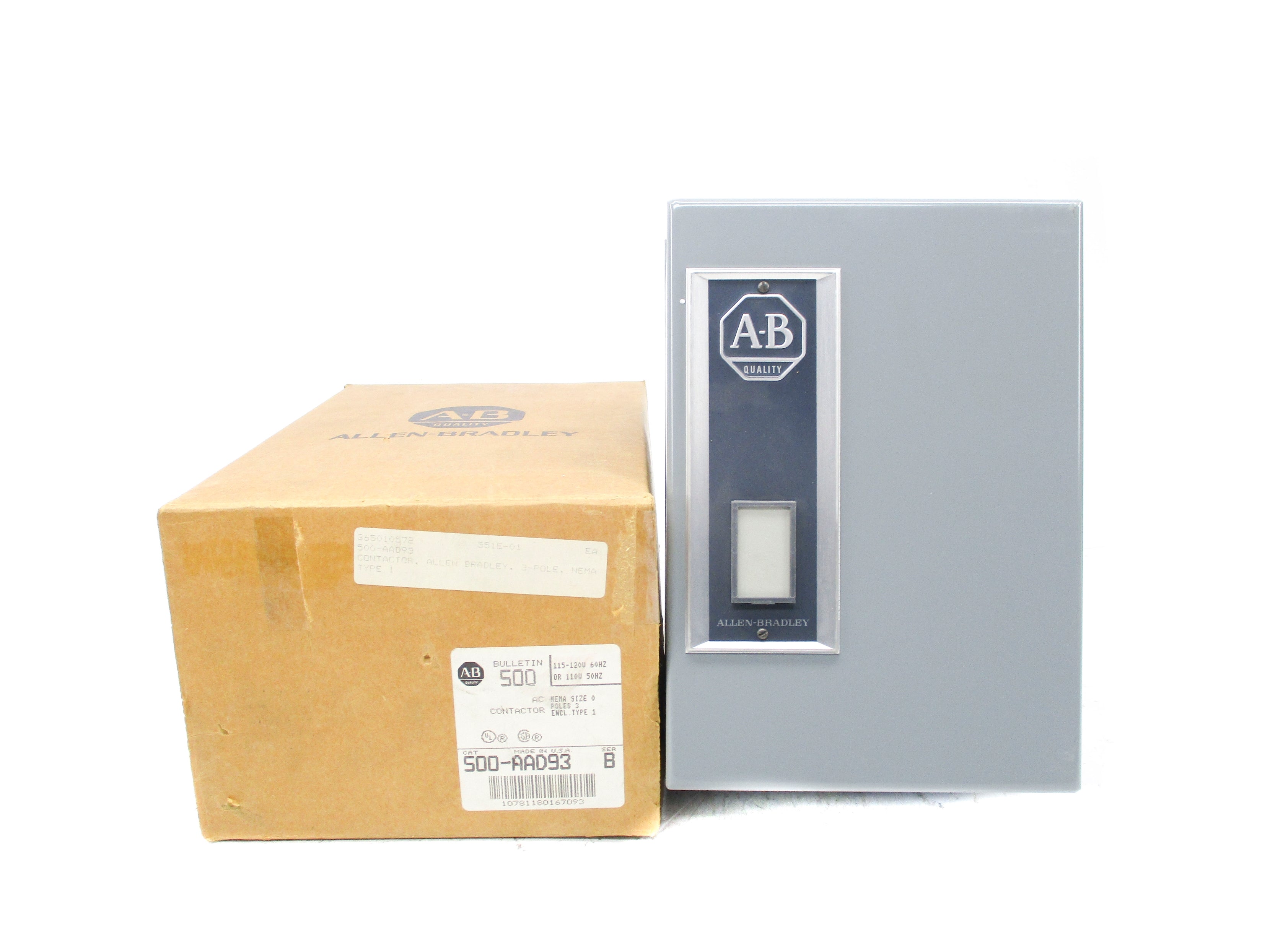 ALLEN BRADLEY 500-AAD93 120V (BR/WH) NSMP