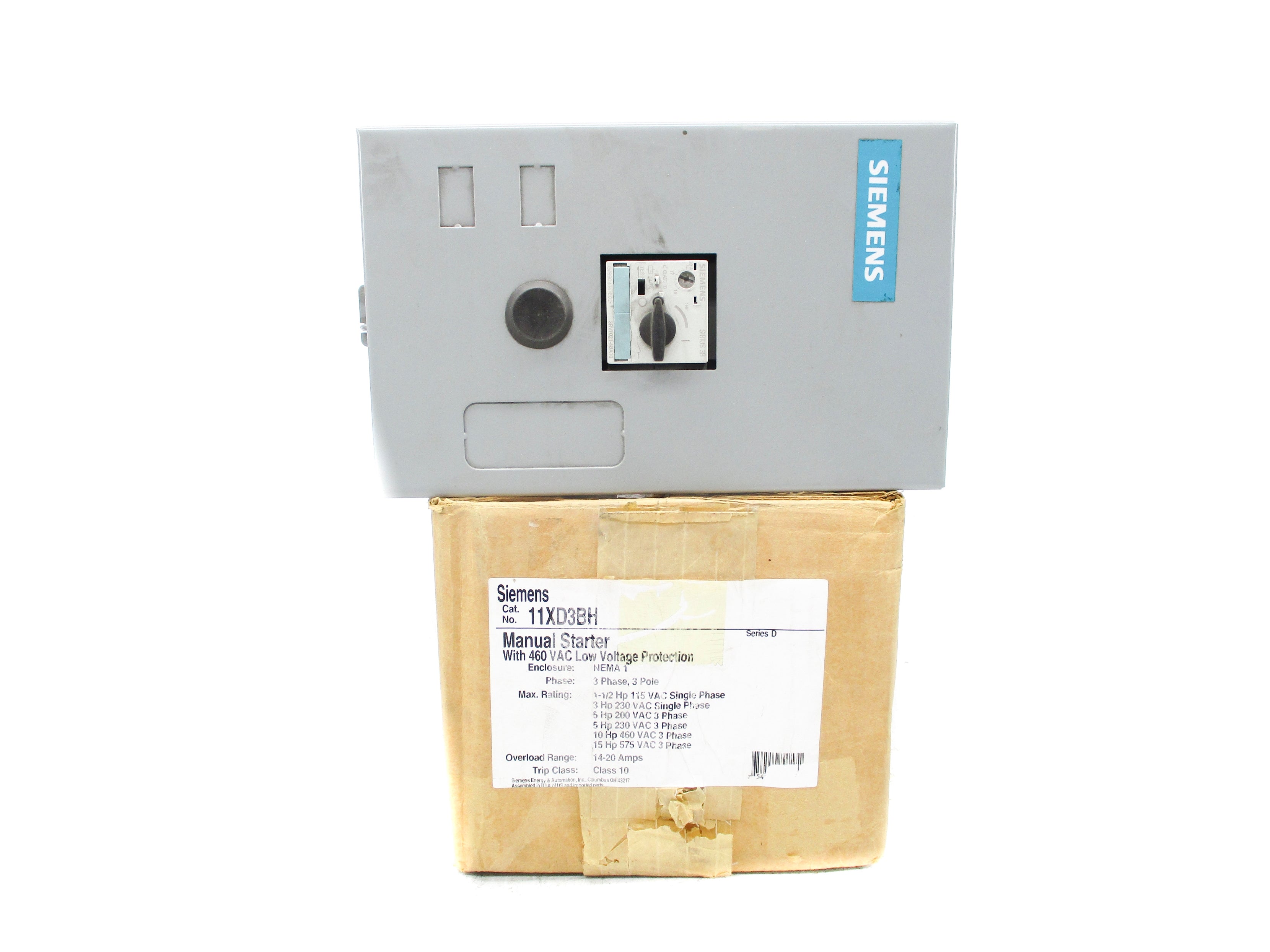 SIEMENS 11XD3BH SER. D NSMP