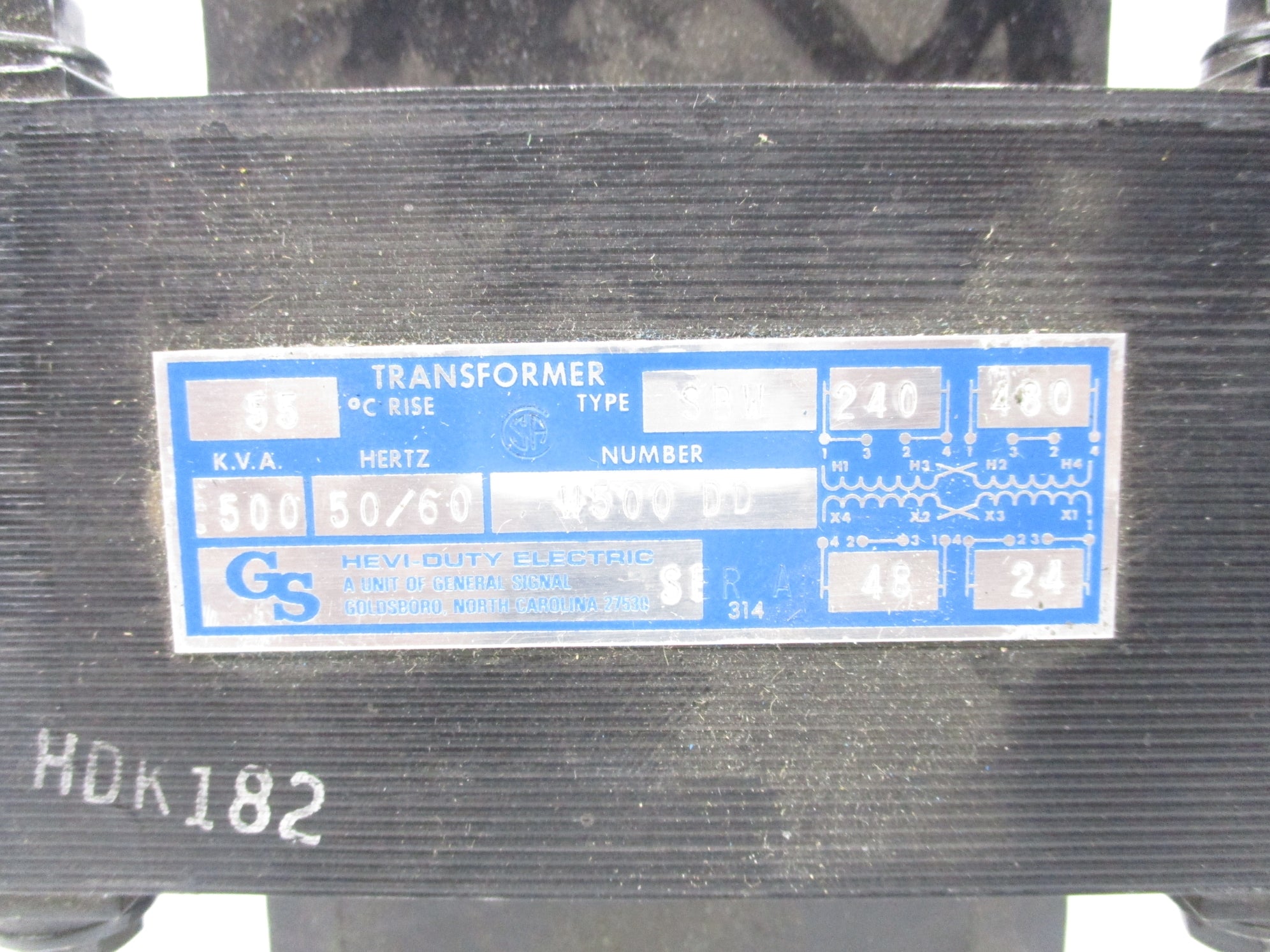 GENERAL SIGNAL W500DD (AS PICTURED) NSNP