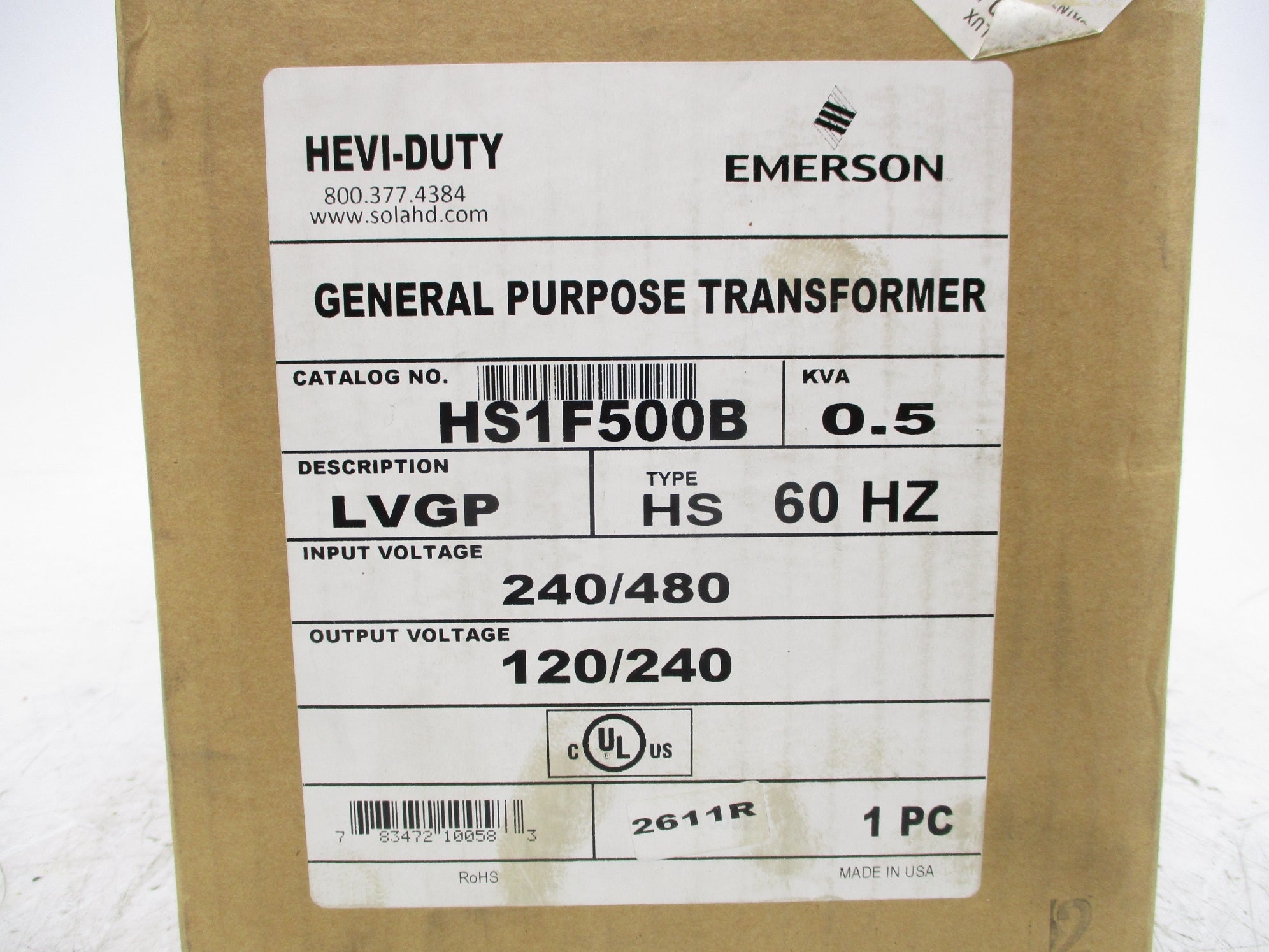 EMERSON HS1F500B NSFS