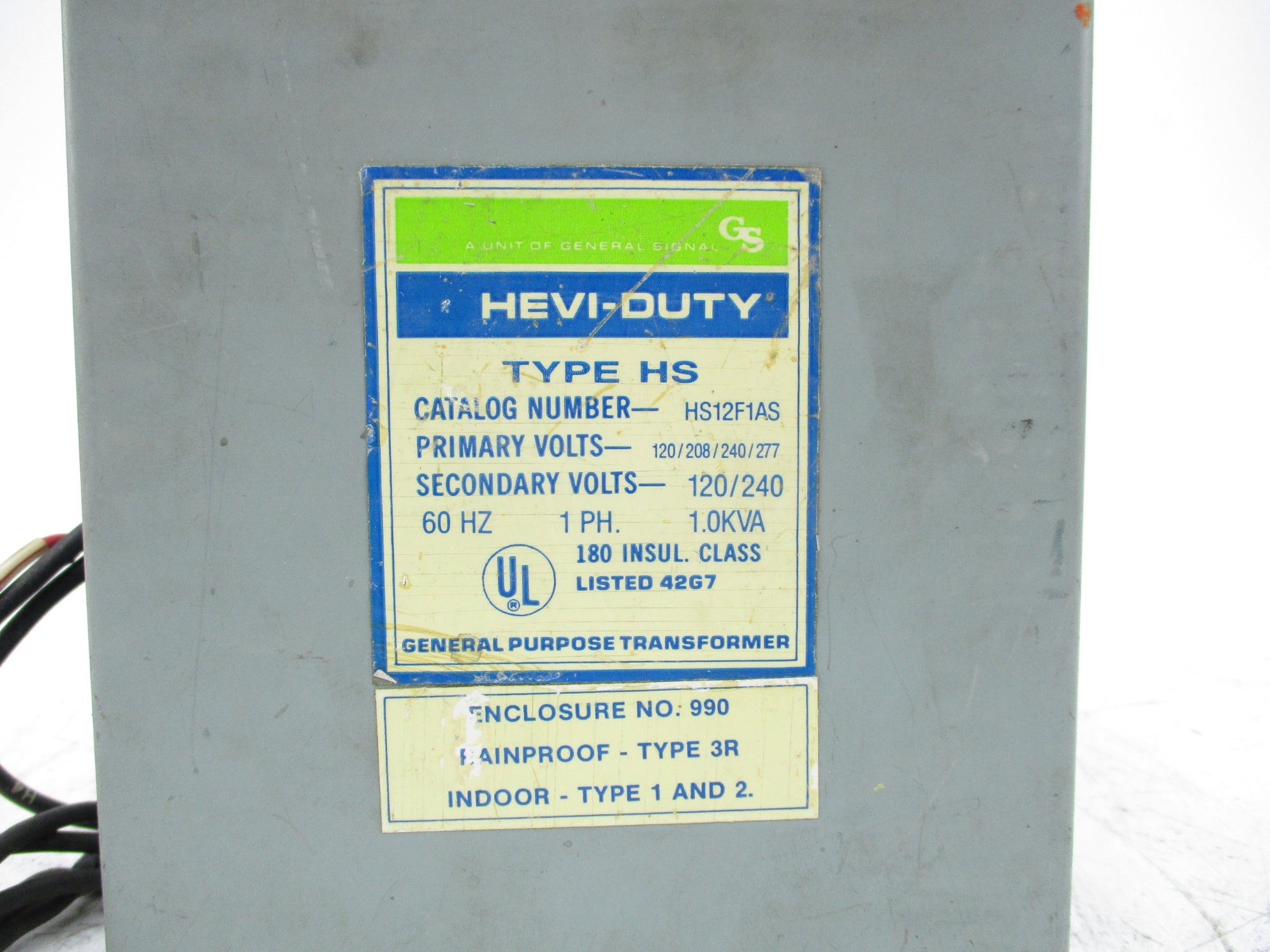 GENERAL SIGNAL HS12F1AS (AS PICTURED) UNMP
