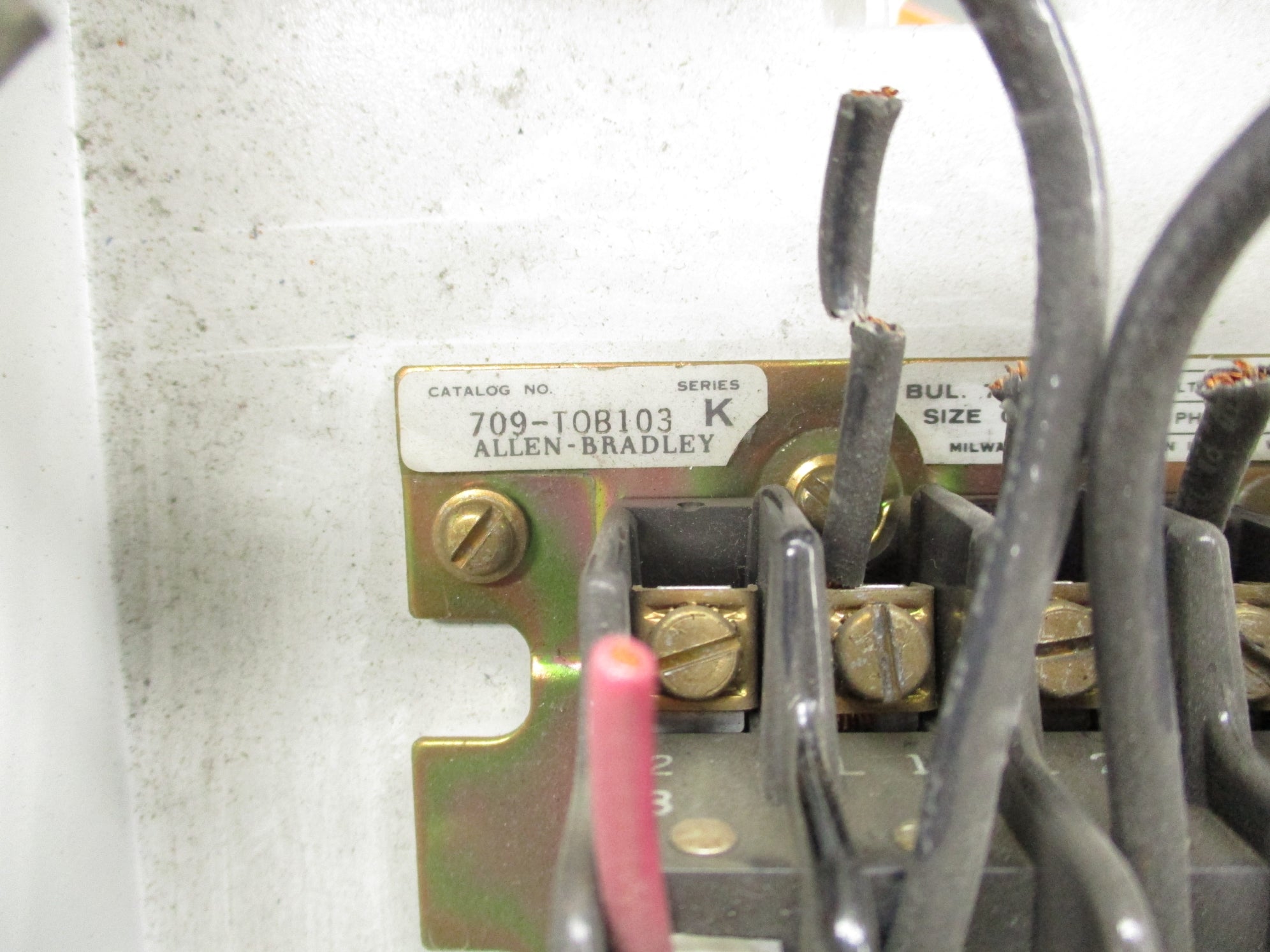 INDUSTRIAL SPARE PART 709-TOB103 SER. K (AS PICTURED) UNMP