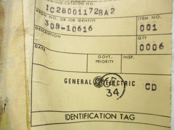 GENERAL ELECTRIC IC28001172BA2 NSNP