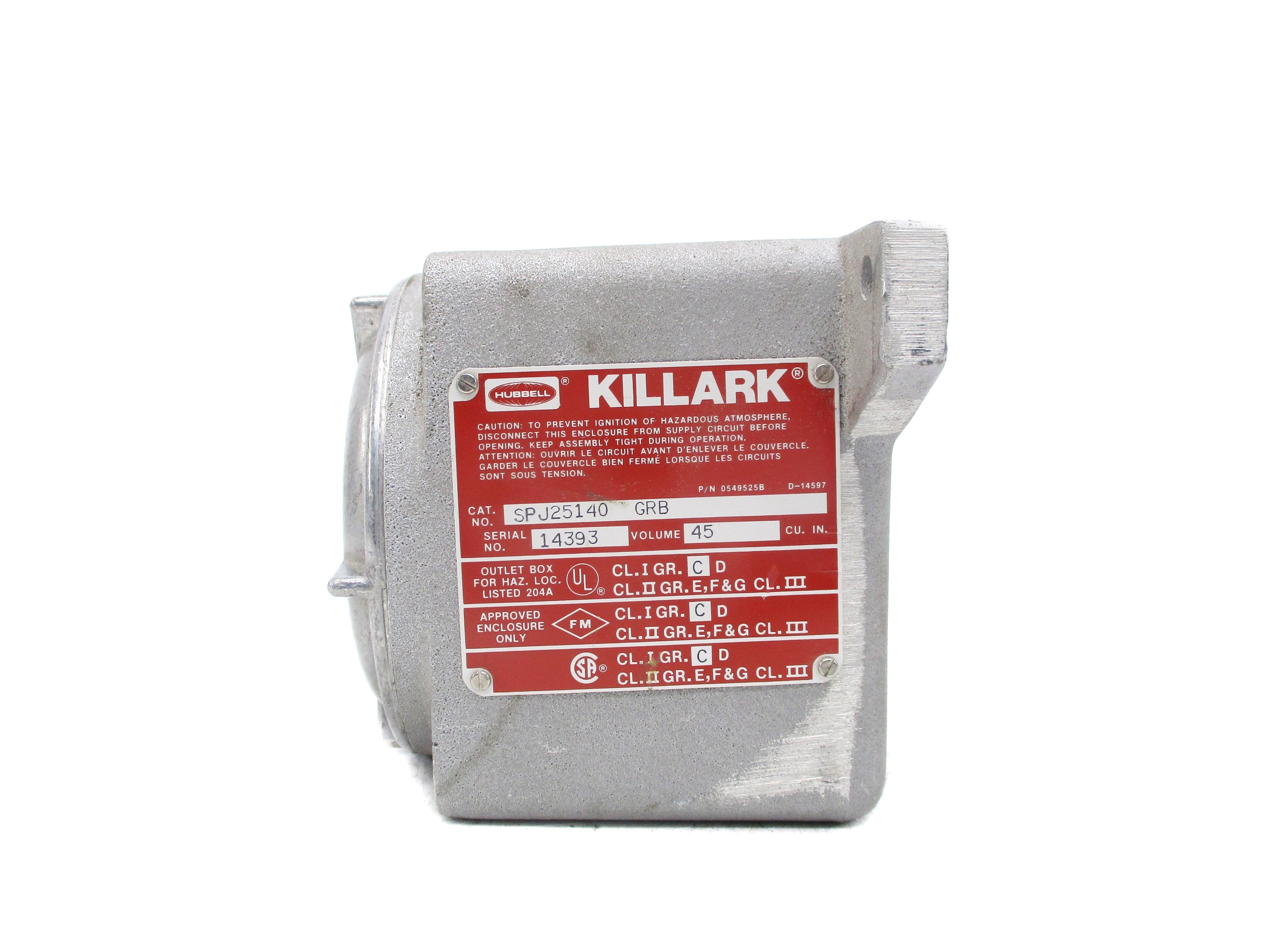 KILLARK SPJ25140GRB UNMP