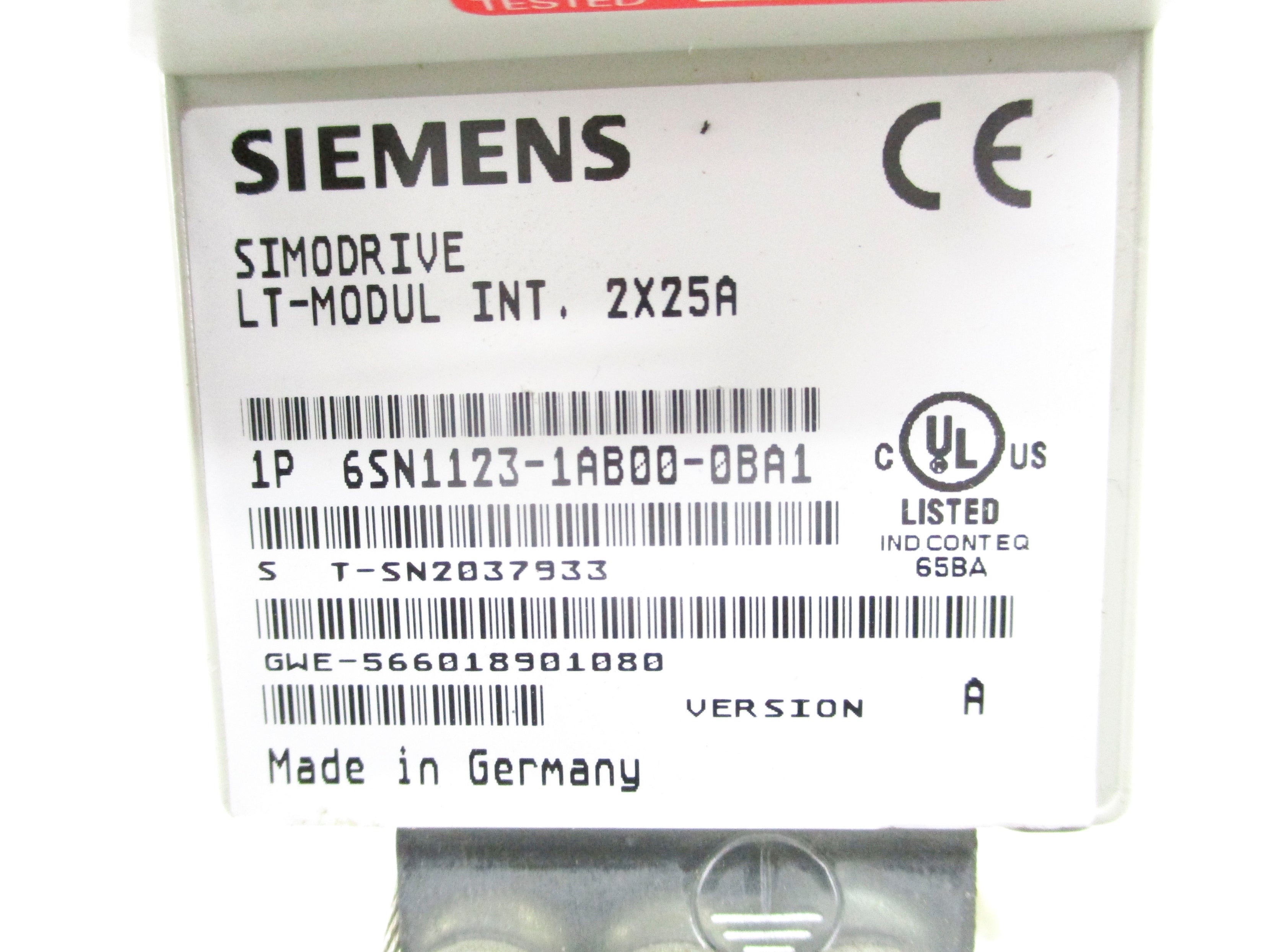 SIEMENS 6SN1123-1AB00-0BA1 UNMP