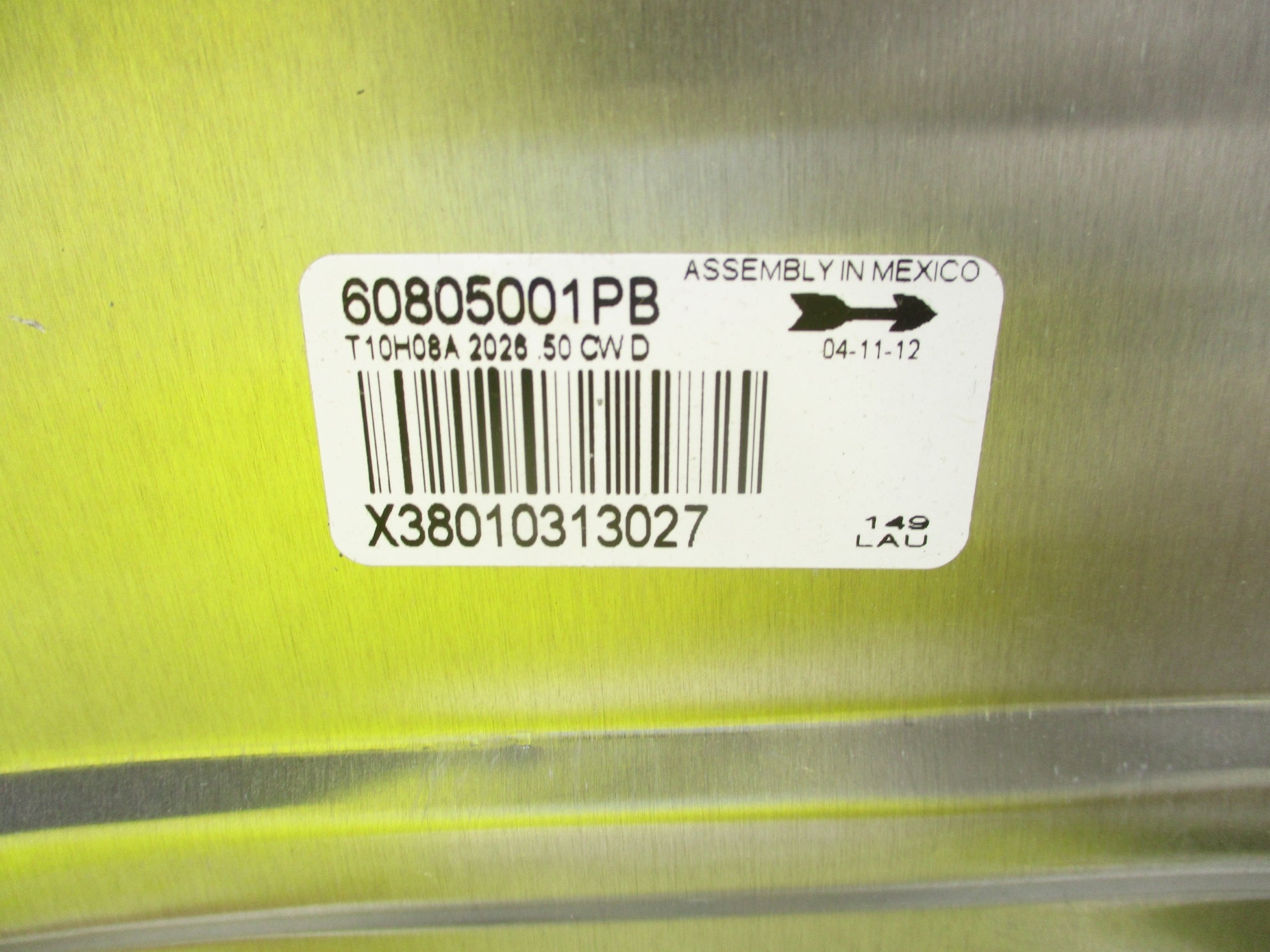 SPARE PART 60805001PB NSNP
