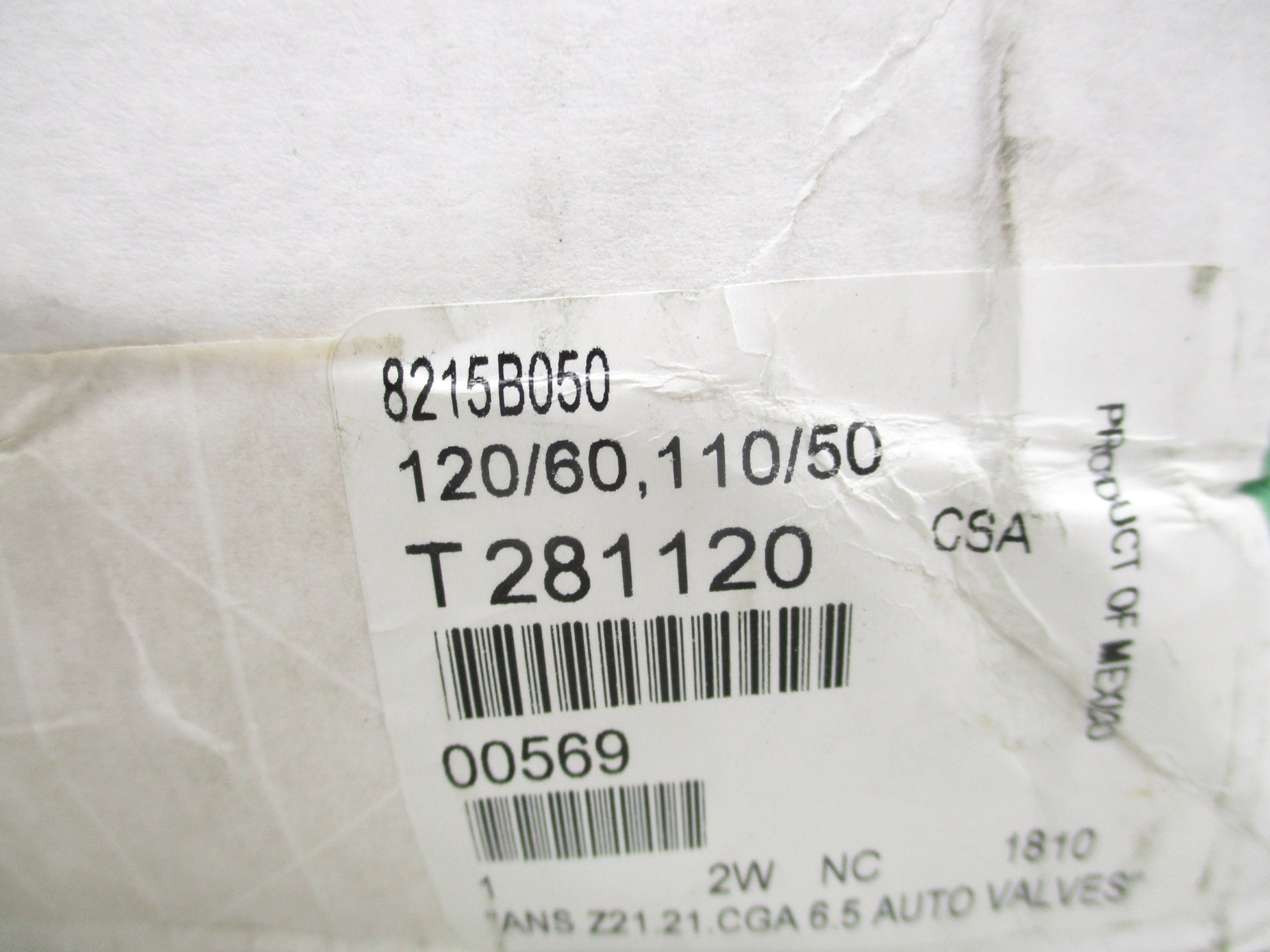 ASCO 8215B050 110/120V NSFS