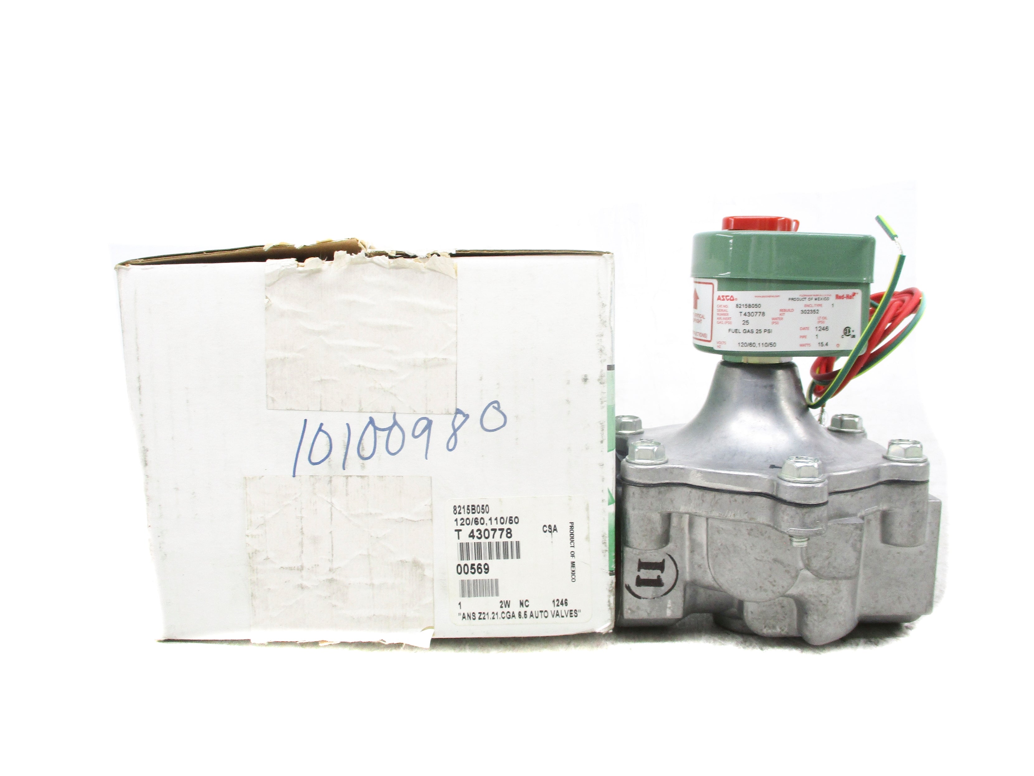 ASCO 8215B050 110/120V 25PSI 1" NSMP