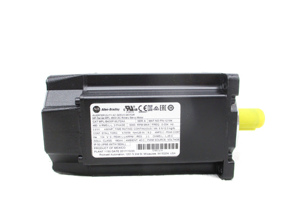 ALLEN BRADLEY MPL-B430P-MJ72AA SER. A 460V 9.2A NSNP
