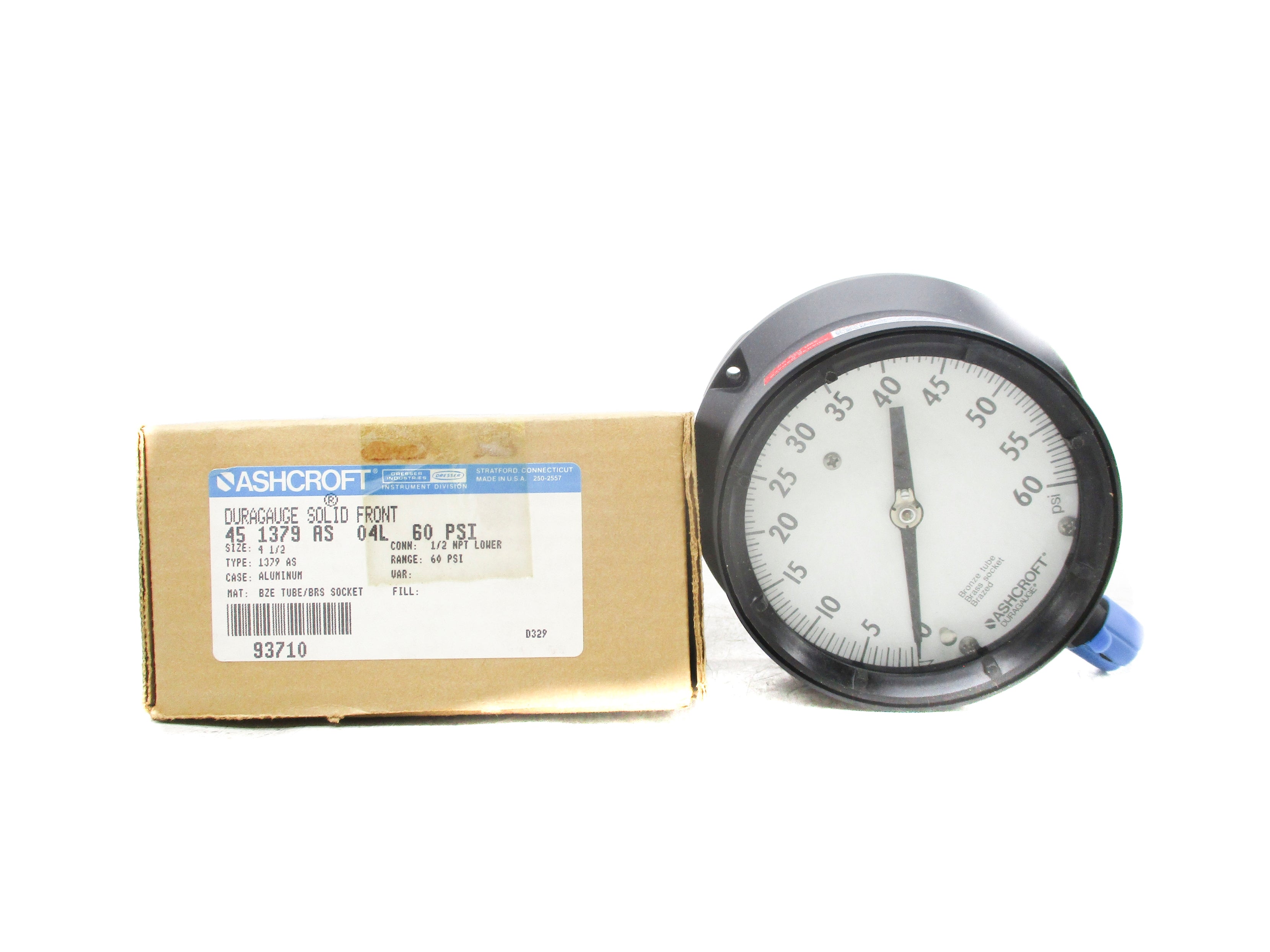 ASHCROFT 451379AS04L60 0-60PSI NSMP