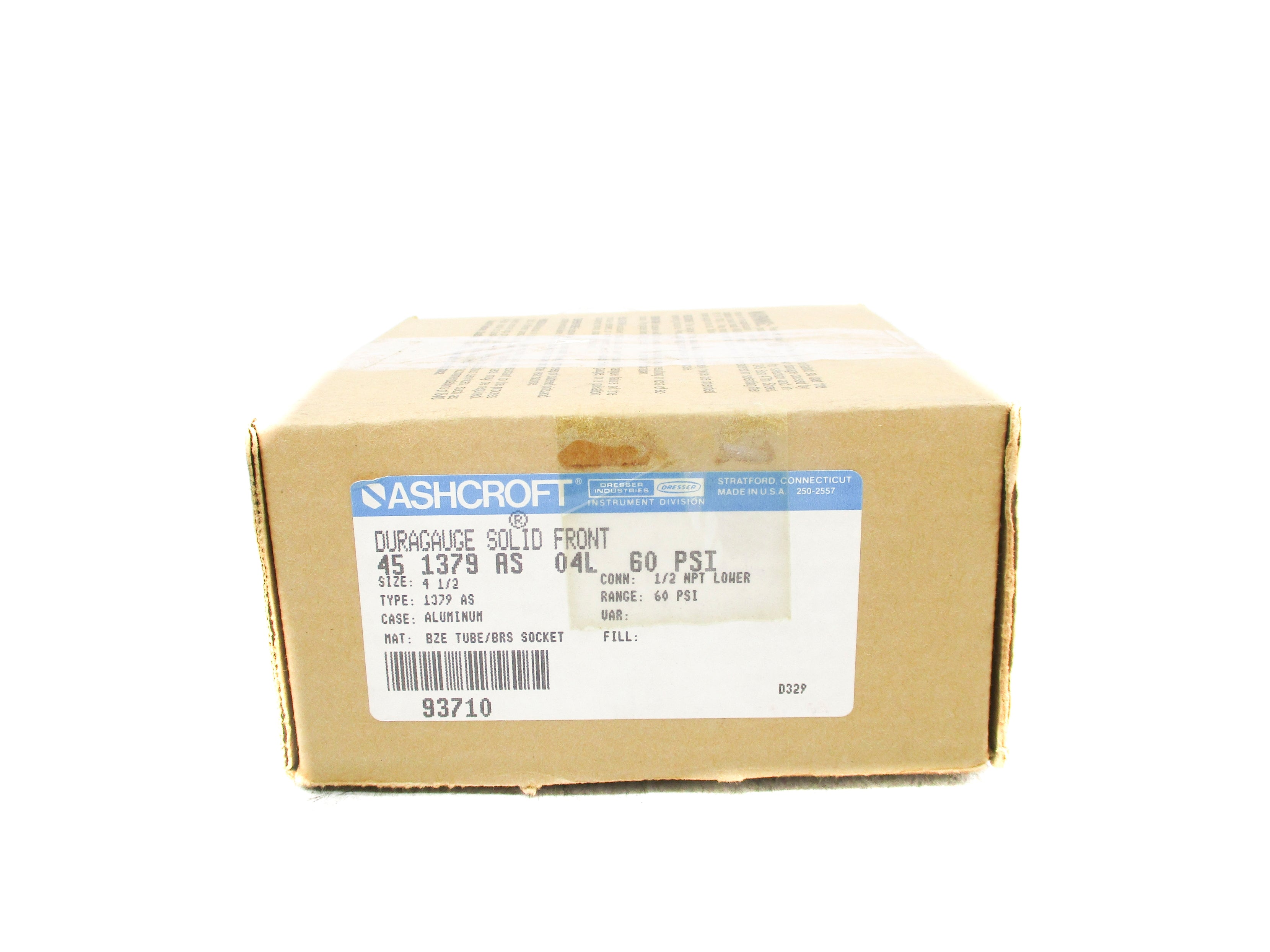 ASHCROFT 451379AS04L60 0-60PSI NSMP