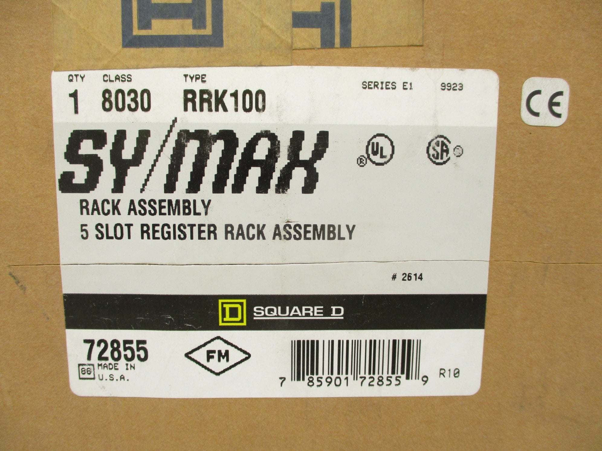 SQUARE D 8030RRK100 SER. E1 NSFS
