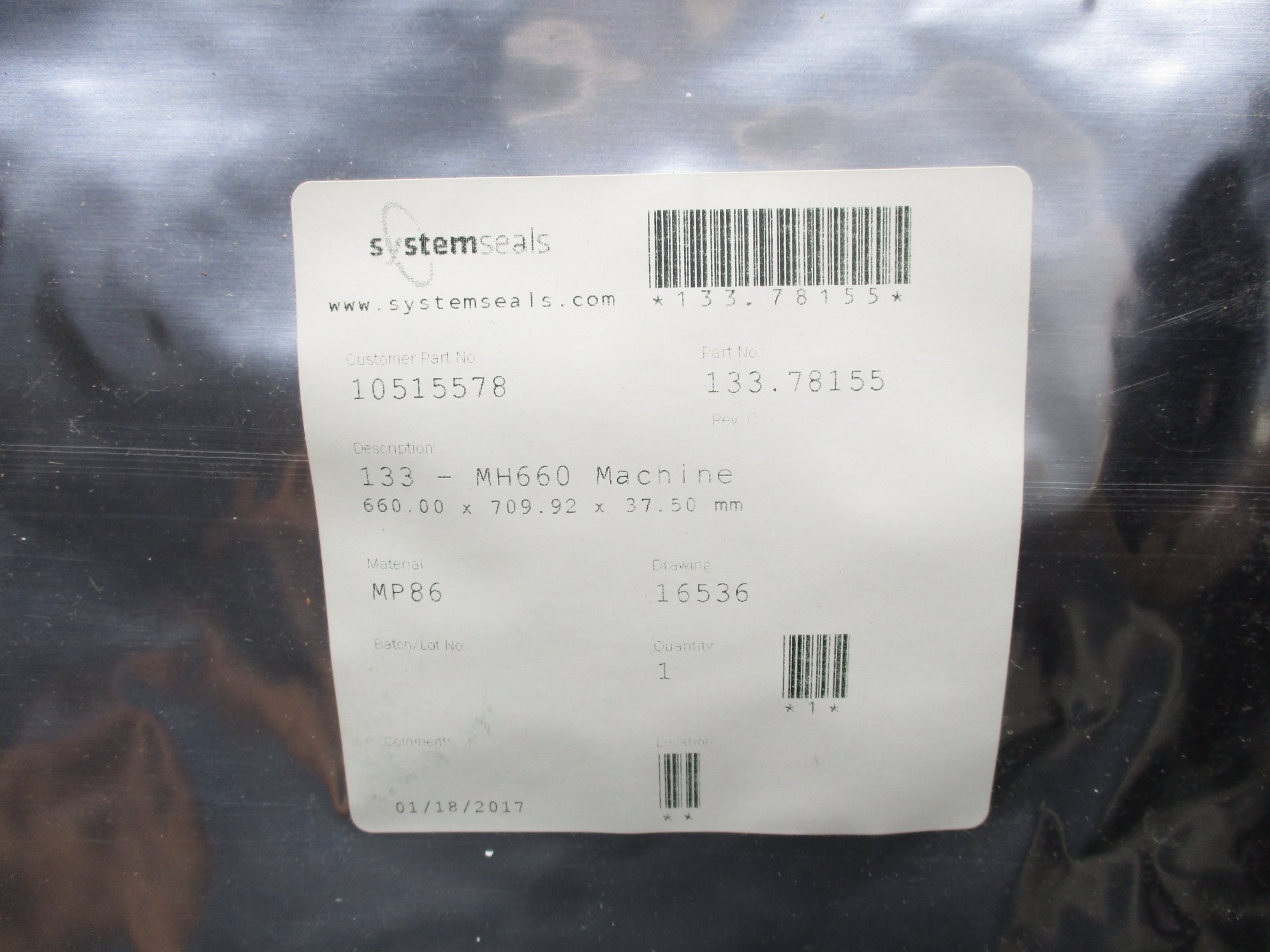 SYSTEM SEALS 133.78155 NSMP