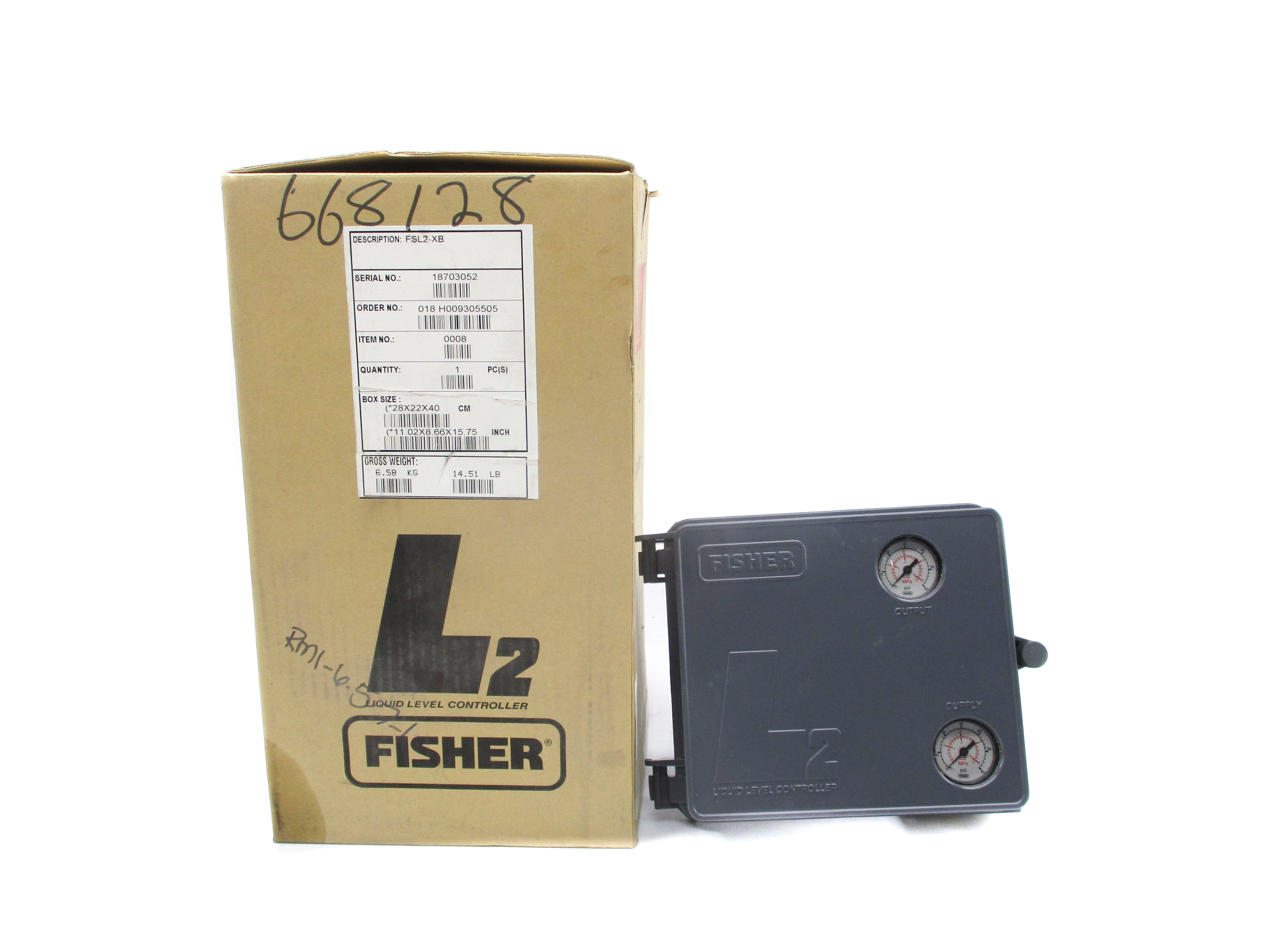 FISHER CONTROLS FSL2-XB 0-60PSI NSMP