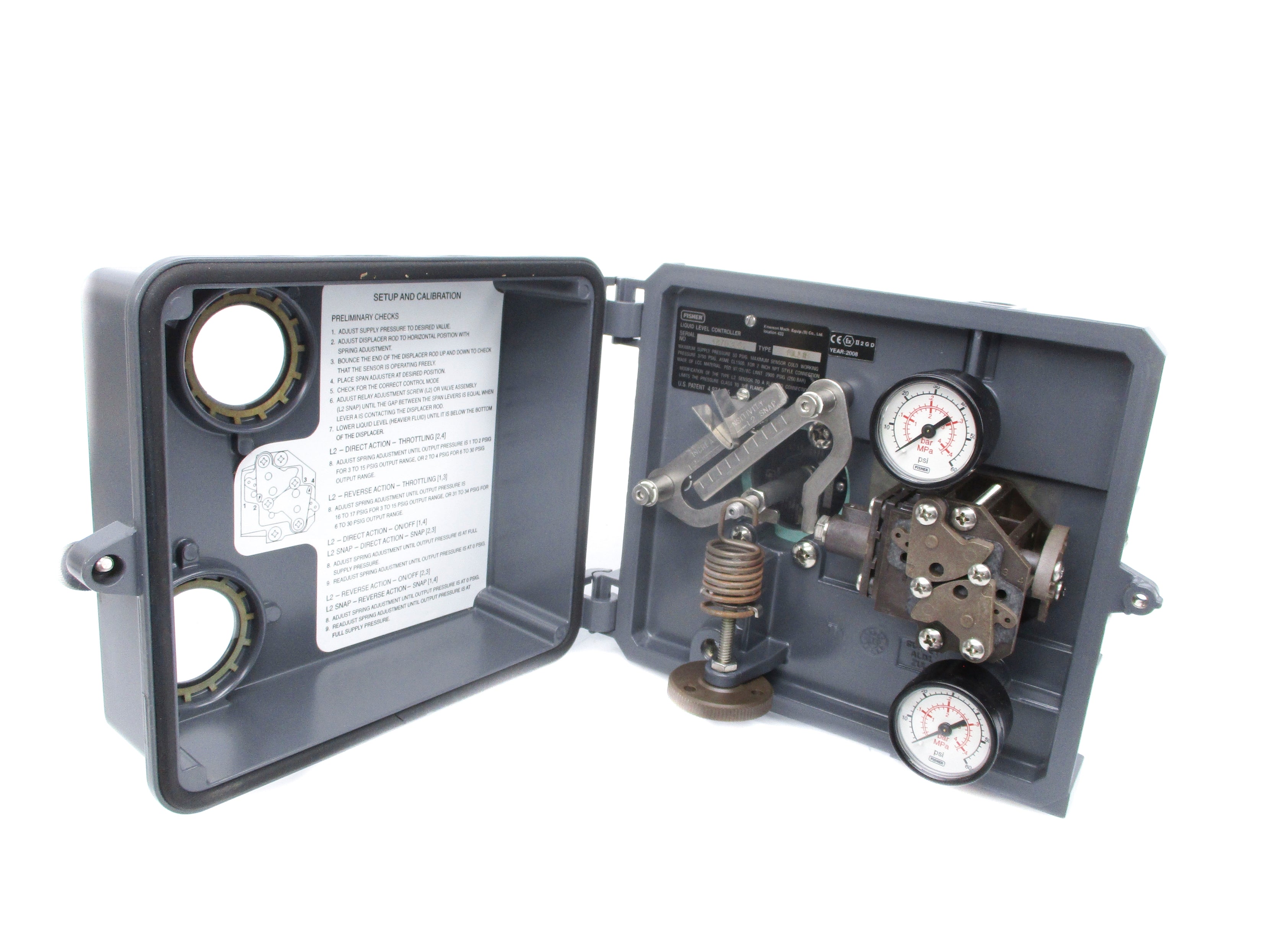 FISHER CONTROLS FSL2-XB 0-60PSI NSMP
