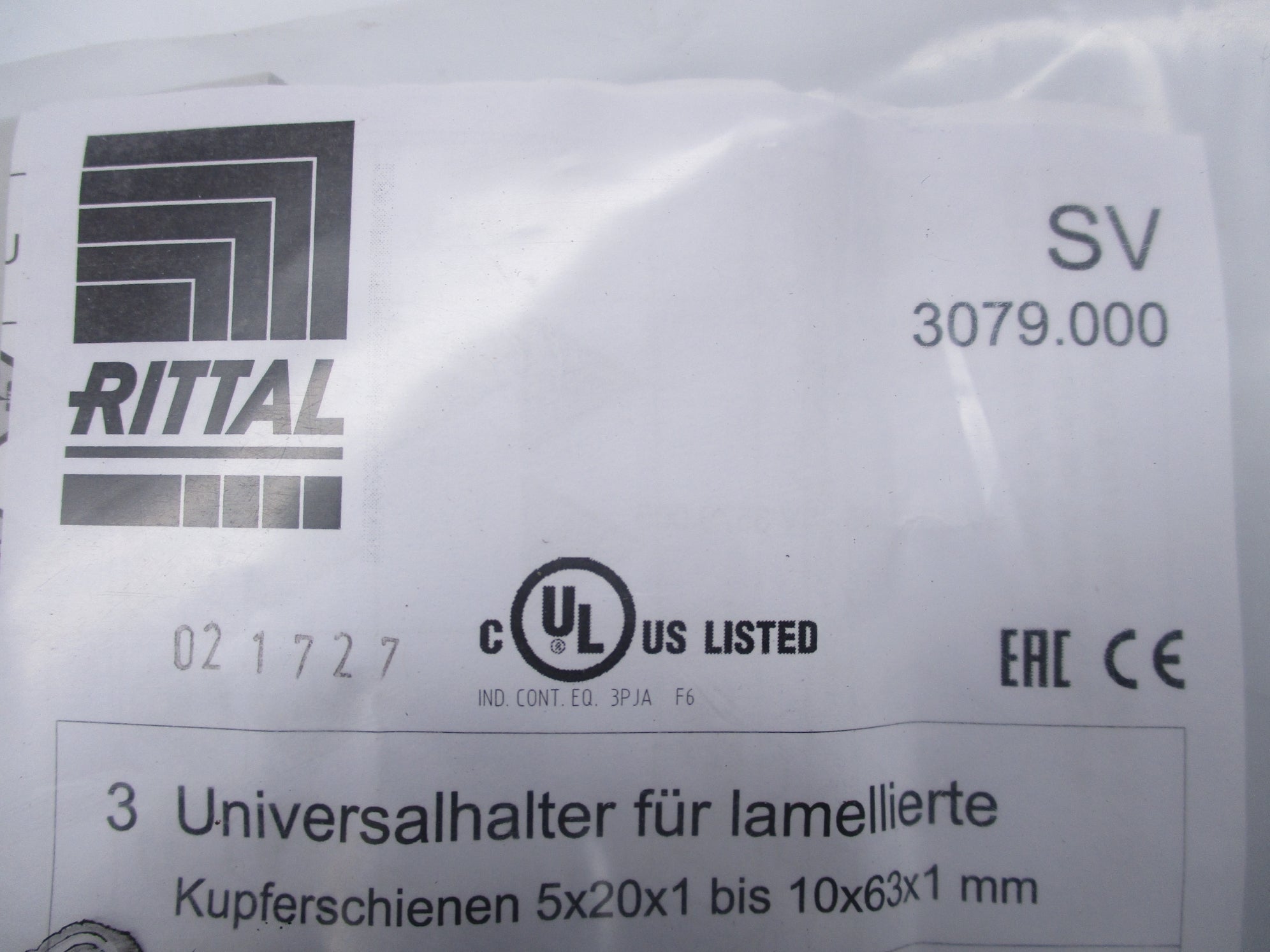RITTAL SV3079.000 (PKG OF 3) NSMP