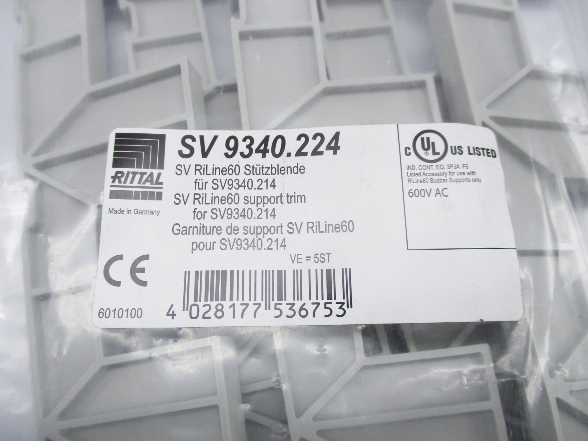 RITTAL SV9340.224 (PKG OF 5) NSMP