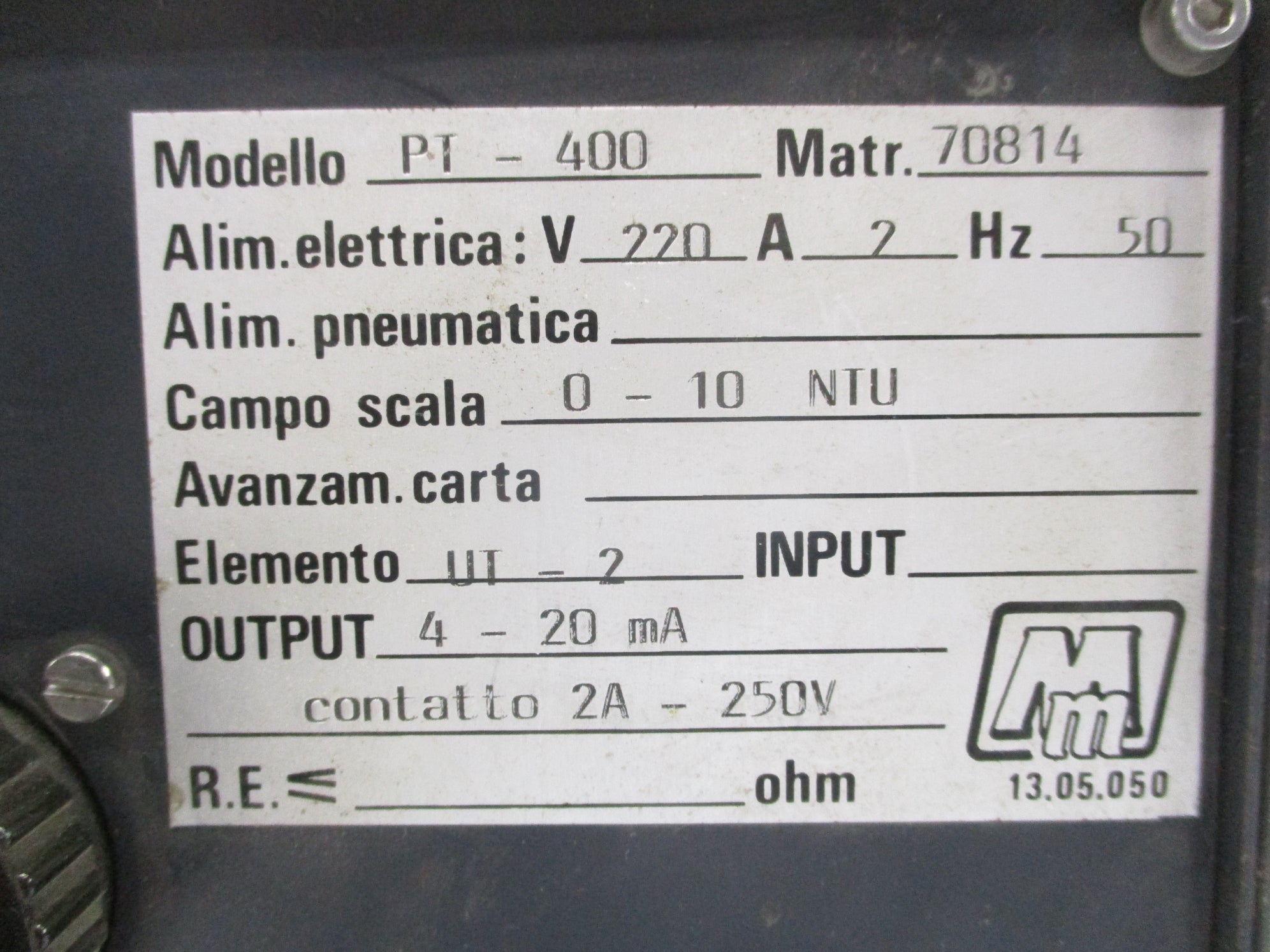 MASELLI MISURE PT-400 UNMP