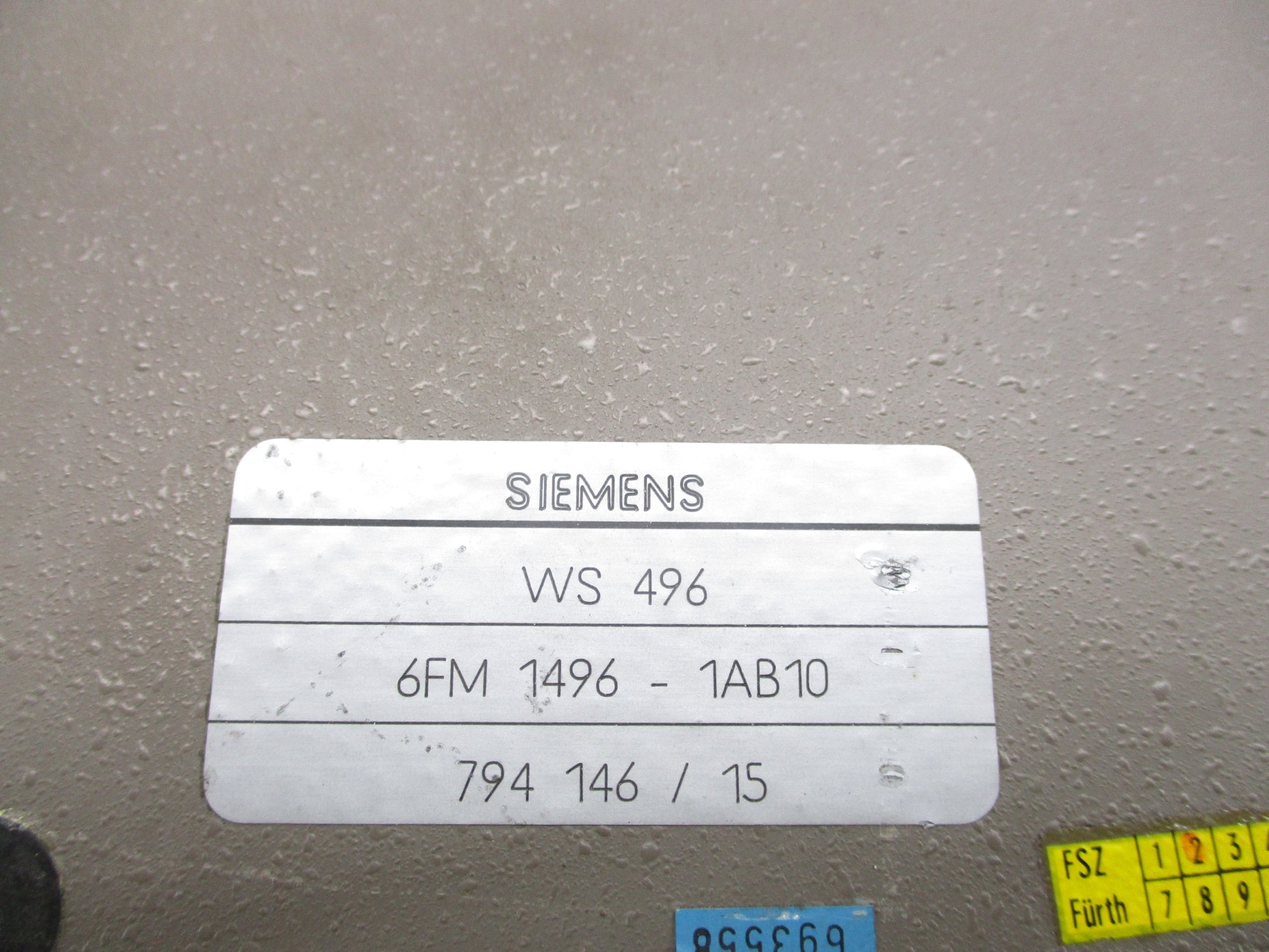 SIEMENS 6FM1496-1AB10 UNMP
