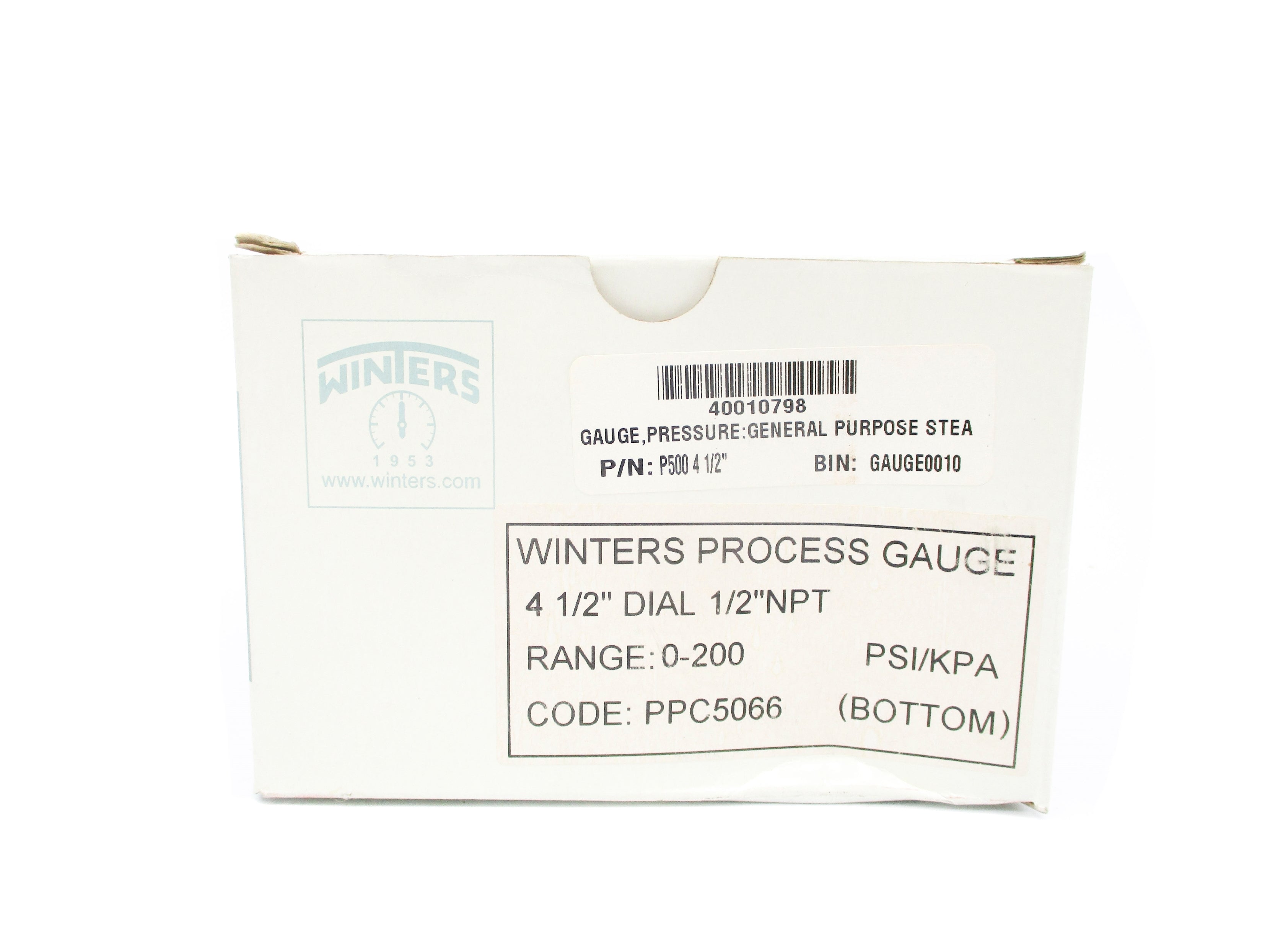 WINTERS PPC5066 0-200PSI NSMP