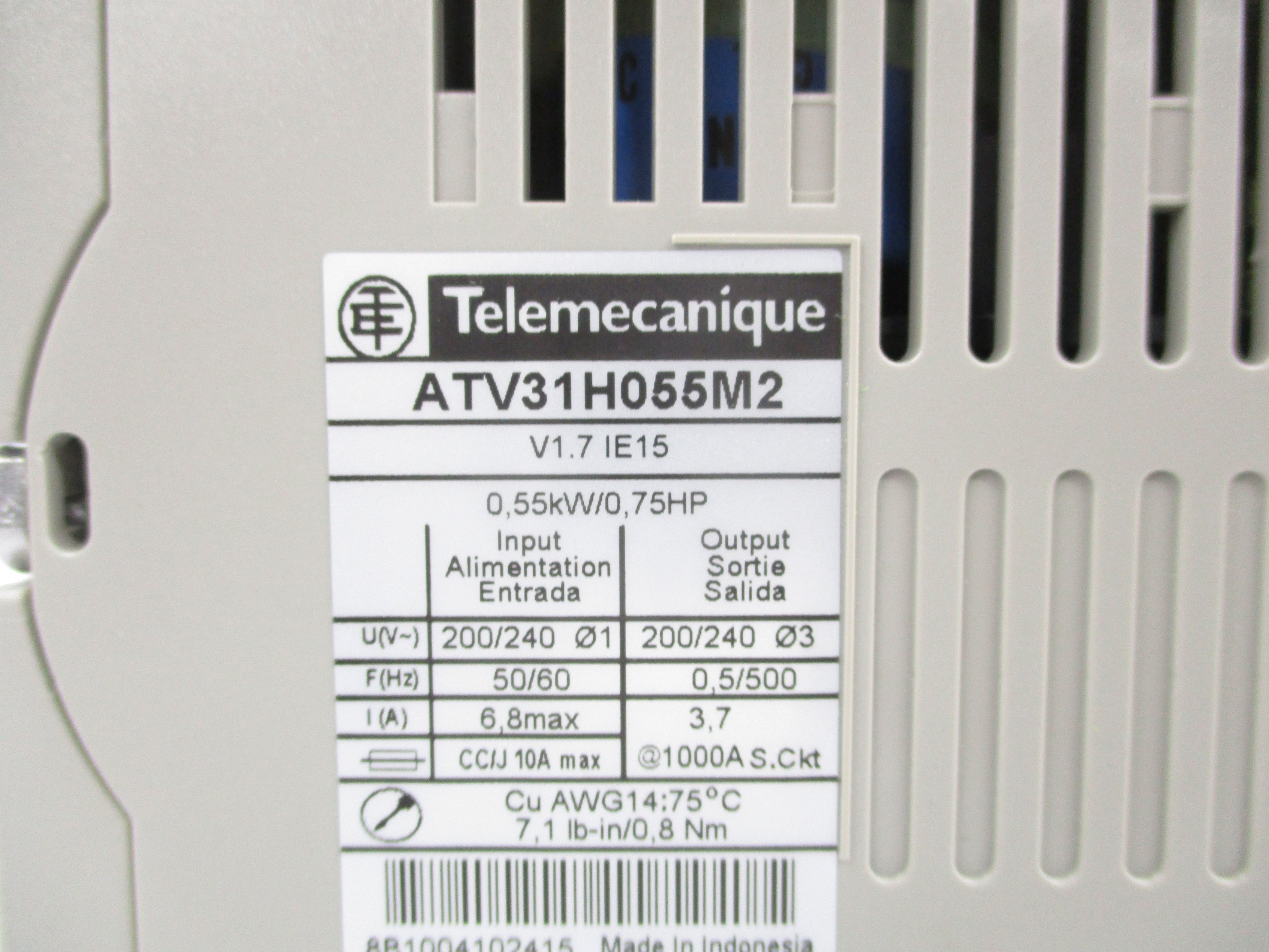 TELEMECANIQUE ATV31H055M2 NUPI