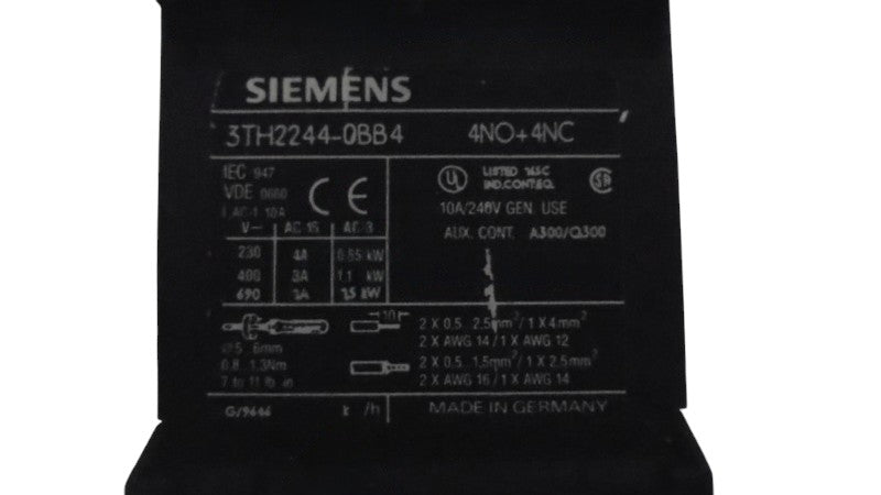 SIEMENS 3TH2244-0BB4  UNMP