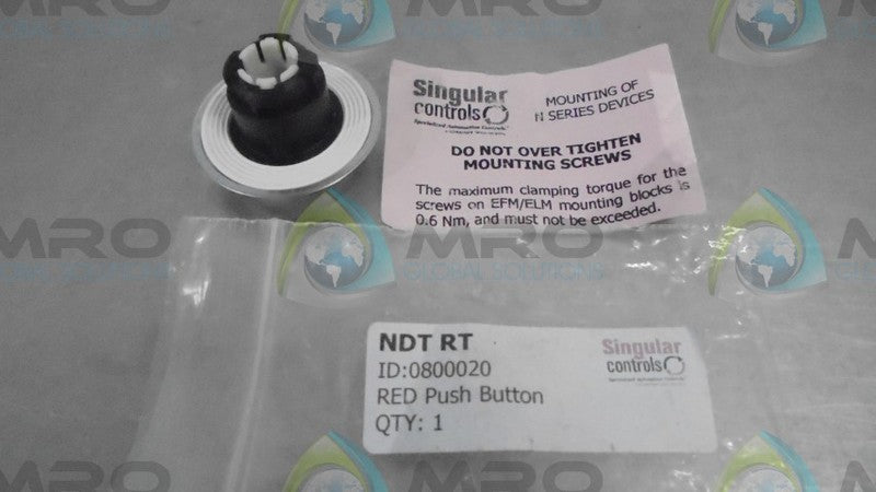 SINGULAR CONTROLS NDT RT  NSMP