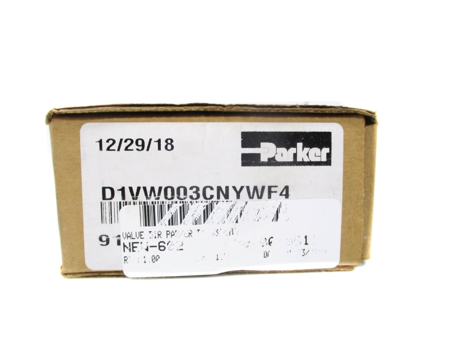 PARKER D1VW003CNYWF4 4000PSI 120V NSMP