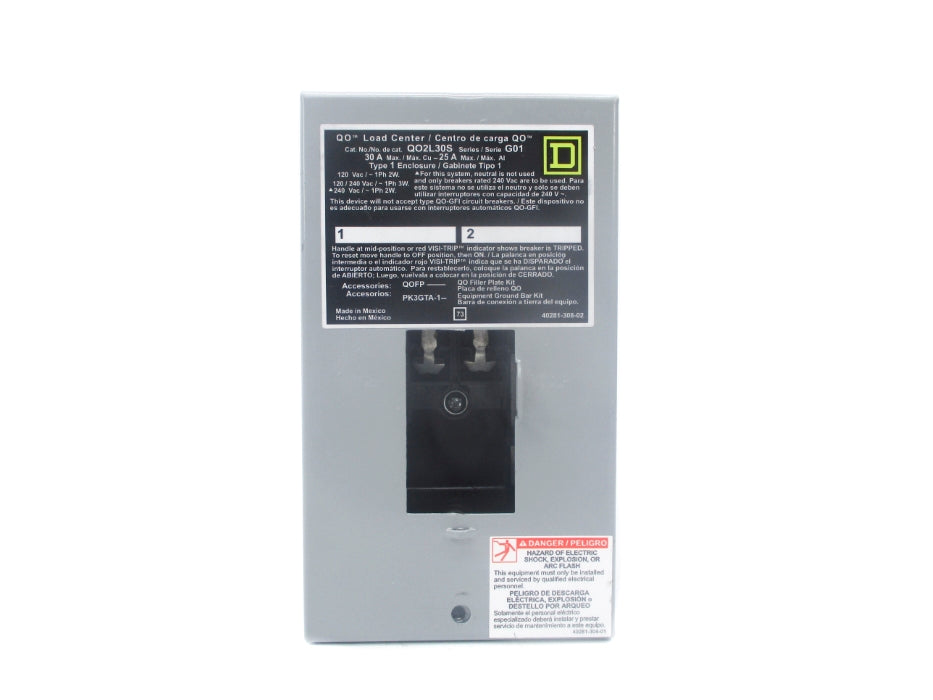 SQUARE D QO2L30S SER. G01 120/240VAC 30A NSNP