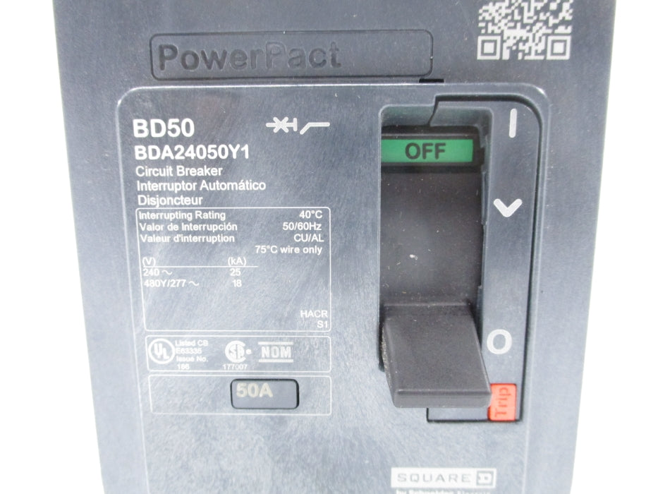SQUARE D BDA24050Y1 240V 50A NSNP